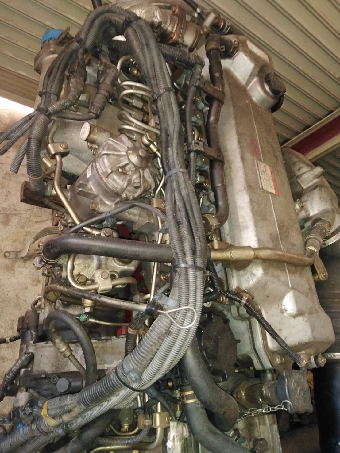 เครื่อง Hino Jo7E พร้อมเกียร์ พร้อมกล่อง พร้อมขาคันเร่ง