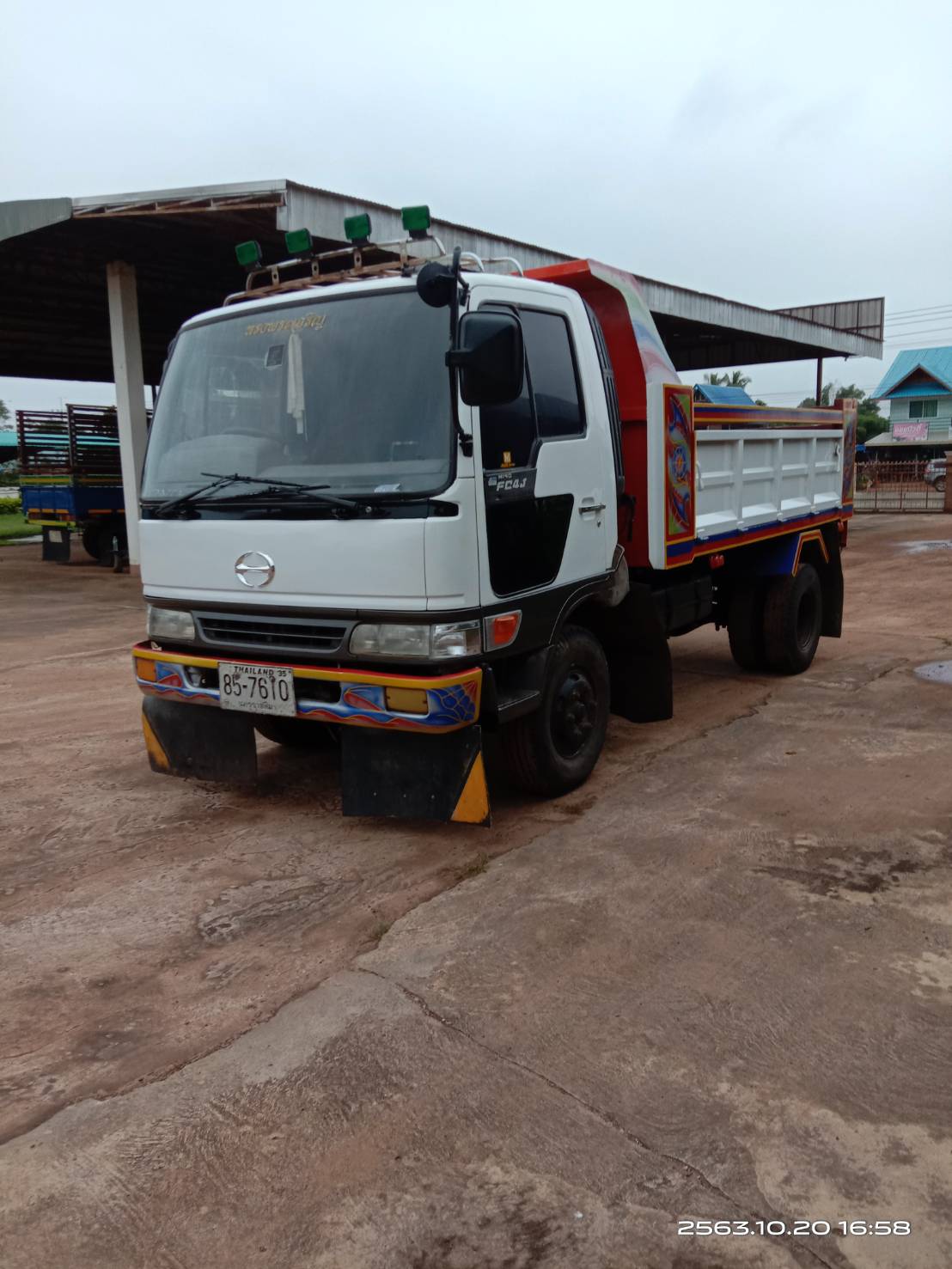 HINO FC4J  ดั๊ม  คัสซีสวย พร้อมใช้งาน