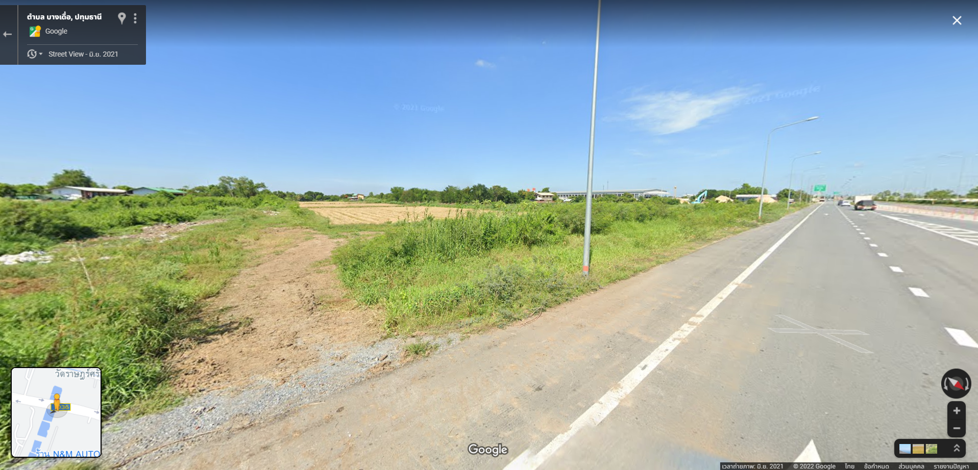 ทรัพย์ทำเลทองคำ ติดถนนราชพฤกษ์ 25ไร่ ติดถนน2ด้านหน้าหลังเลย หน้ากว้าง80เมตร ไร่ละ10ล้าน ทำหมู่บ้านจั