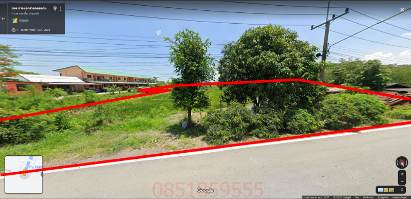 ทรัพย์ทำเลทองคำ ติดถนนราชพฤกษ์ 25ไร่ ติดถนน2ด้านหน้าหลังเลย หน้ากว้าง80เมตร ไร่ละ10ล้าน ทำหมู่บ้านจั