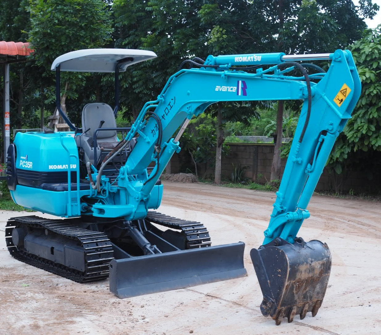 KOMATSU PC35R-8 ไลน์เจาะ แทรคใหม่ อินวอย