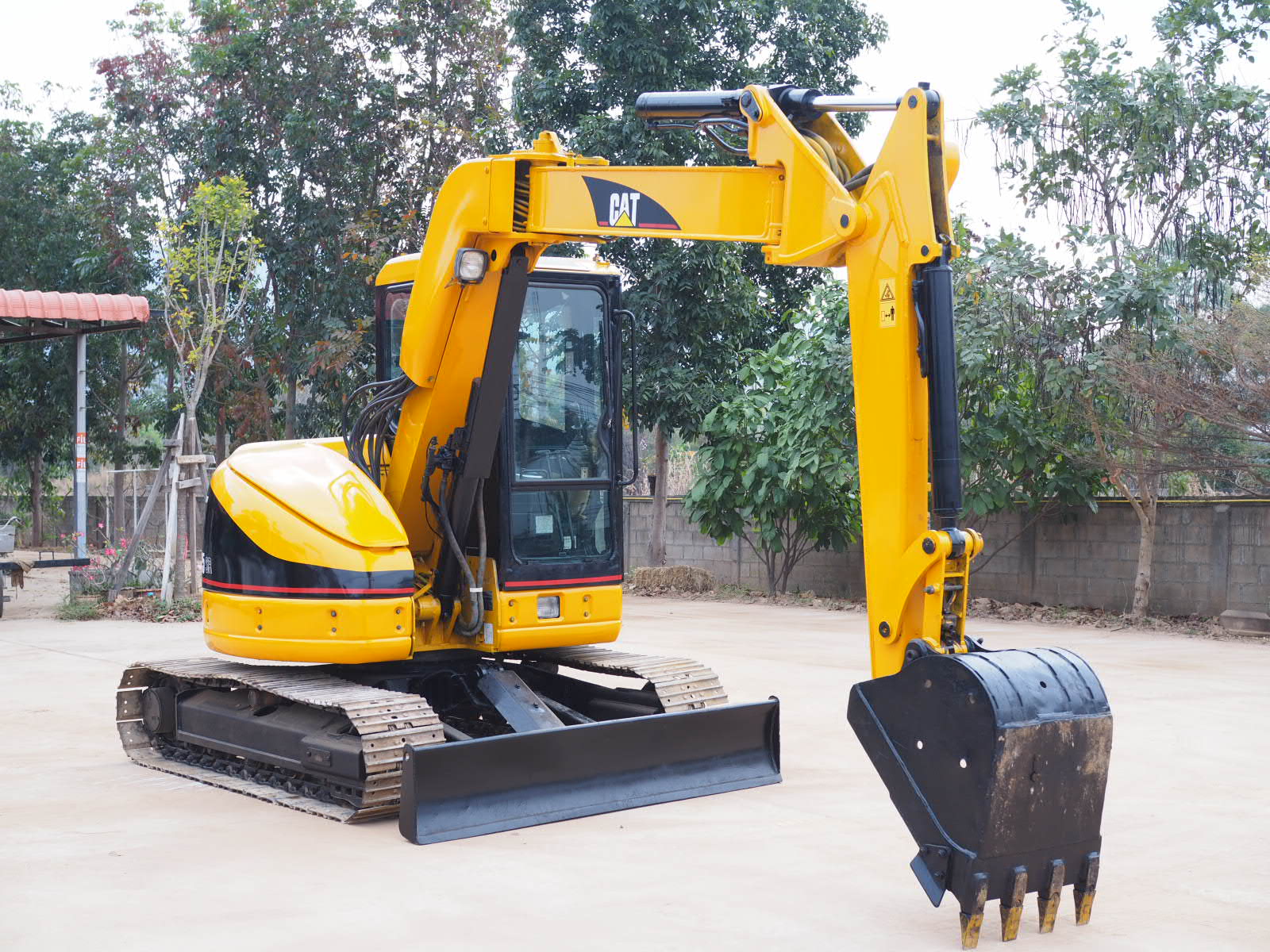 เก่านอกCAT305SR ไลน์เจาะ