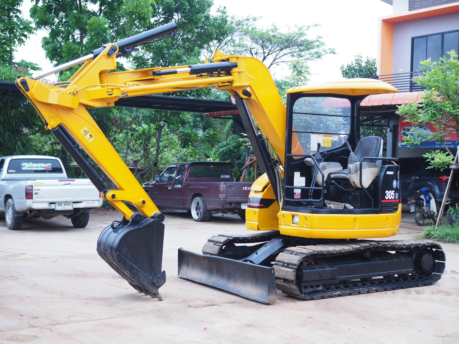 รถขุดเก่านอกไม่เคยใช้งานในไทยCAT305SR🇯🇵🇯🇵