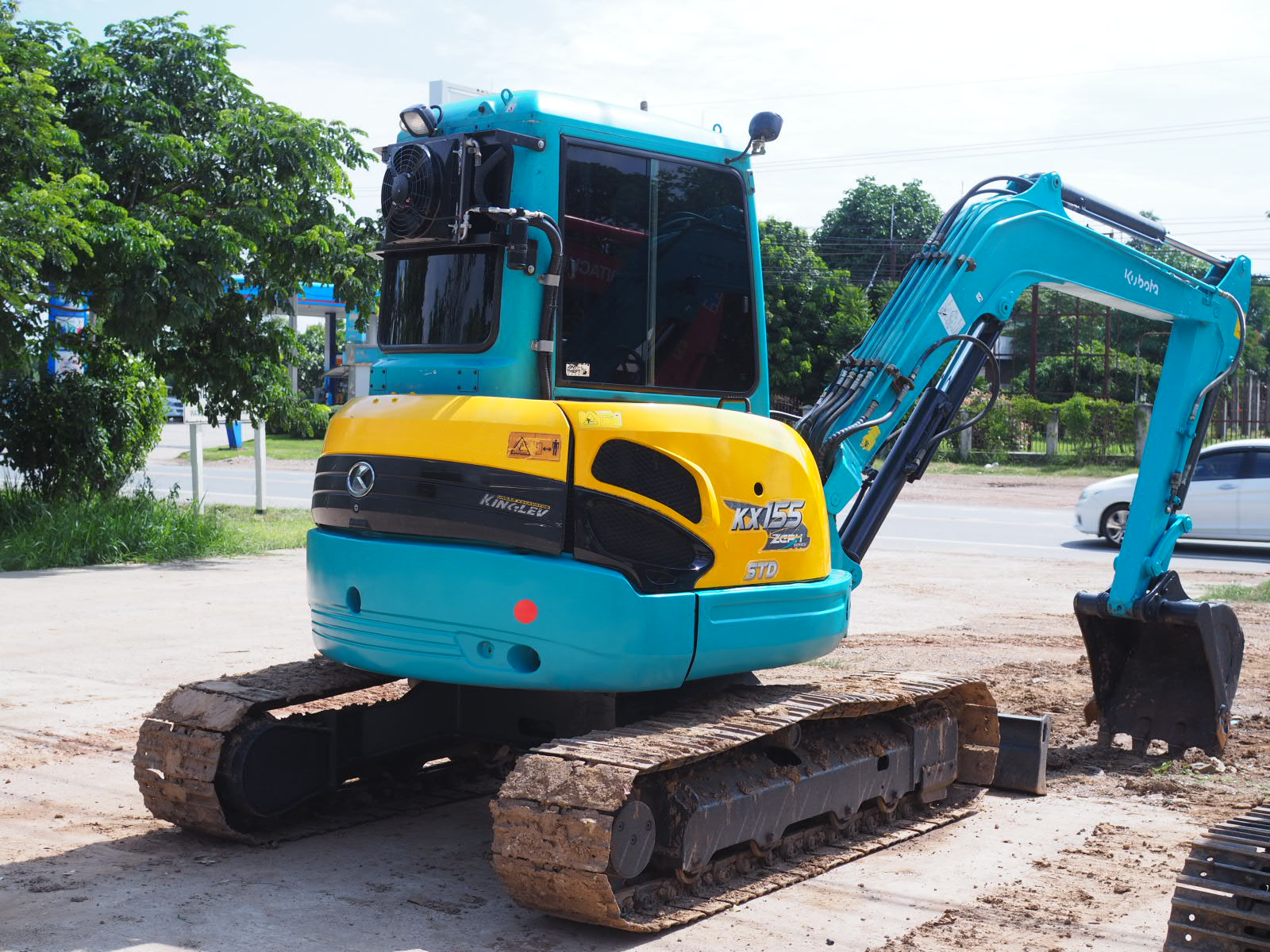 เก่านอก​ KUBOTA​ KX155-3SZ​ ไลน์เจาะ​ แอร์