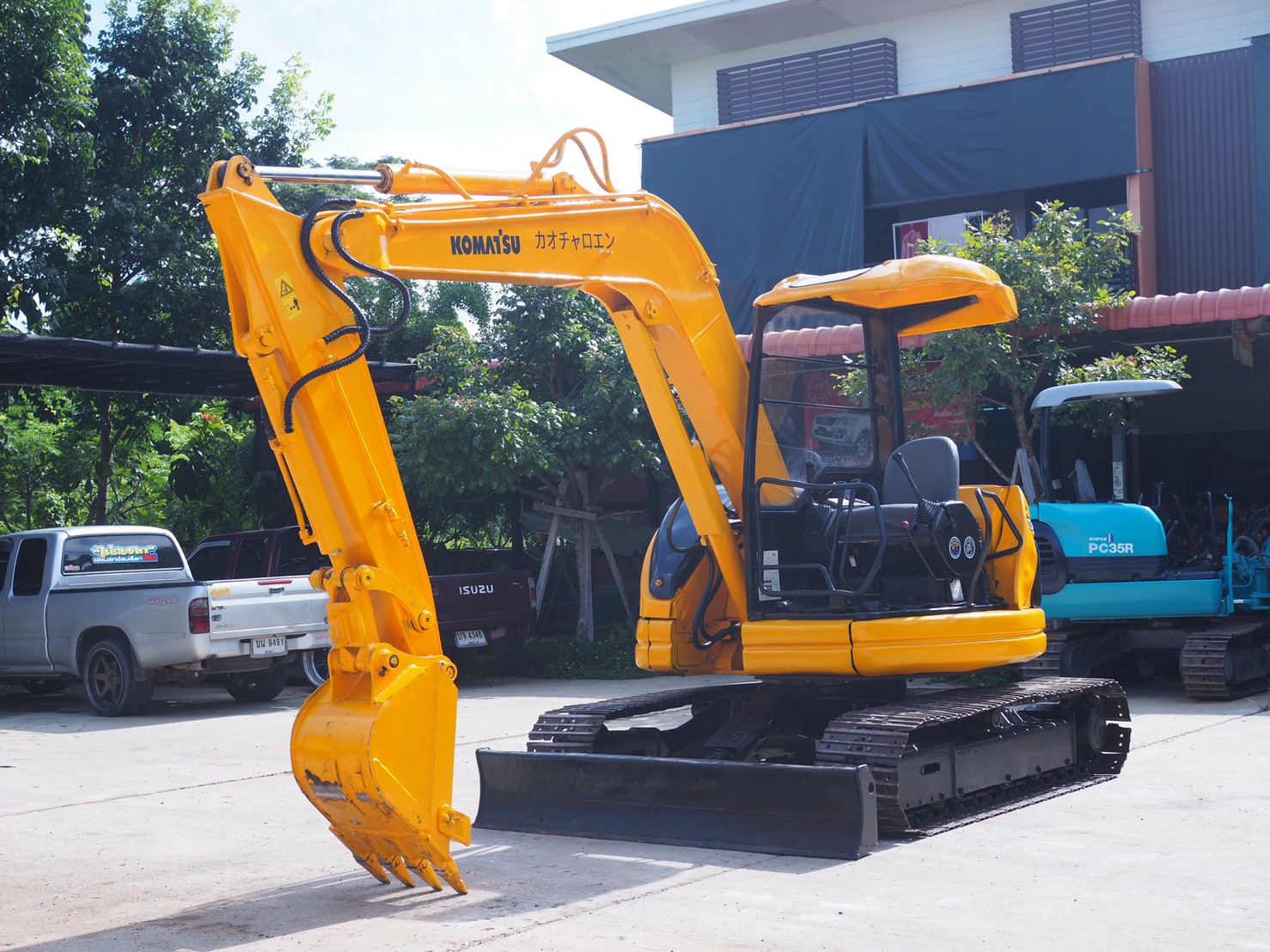 KOMATSU  PC50UU-2E  ไลน์เจาะ  อินวอย