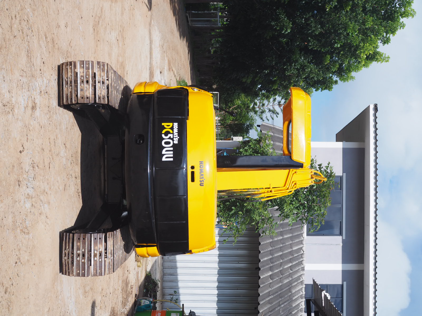KOMATSU PC50UU-2E ไลน์เจาะ  ปั้มนิ้ว