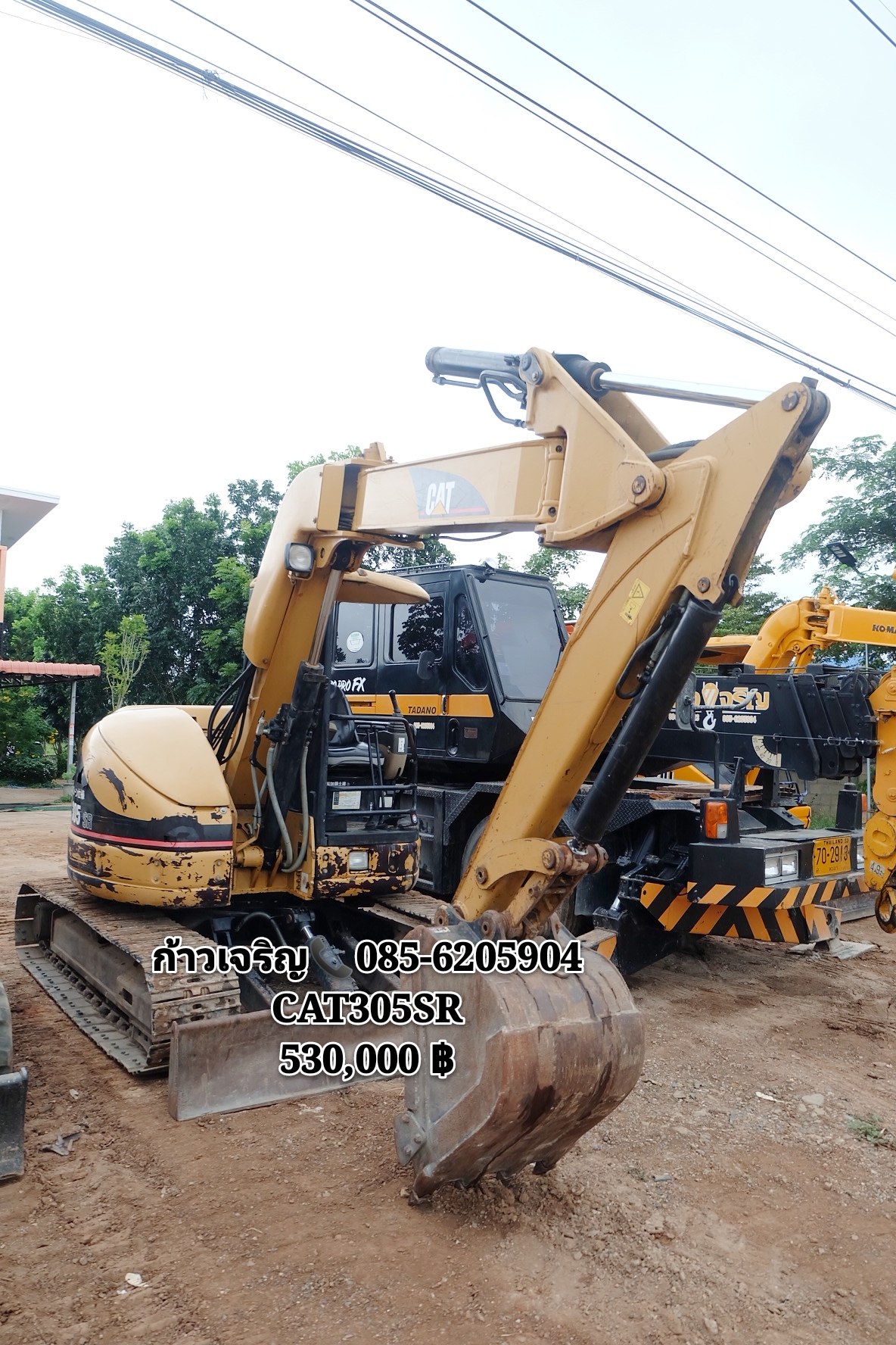 530,000บาทรถขุดเก่านอก CAT305SR🎌🎌