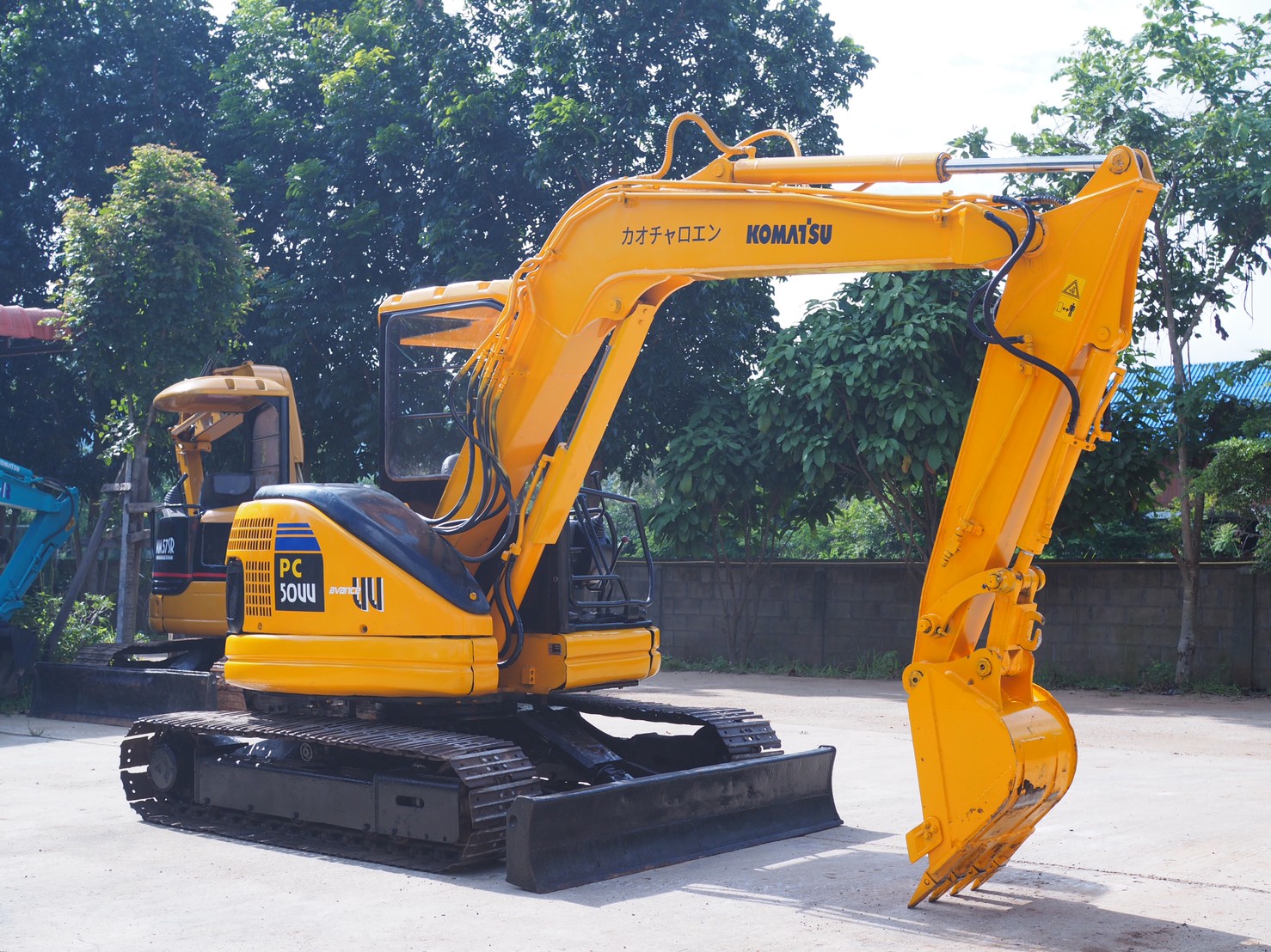 KOMATSU  PC50UU-2E  ไลน์เจาะ  อินวอย