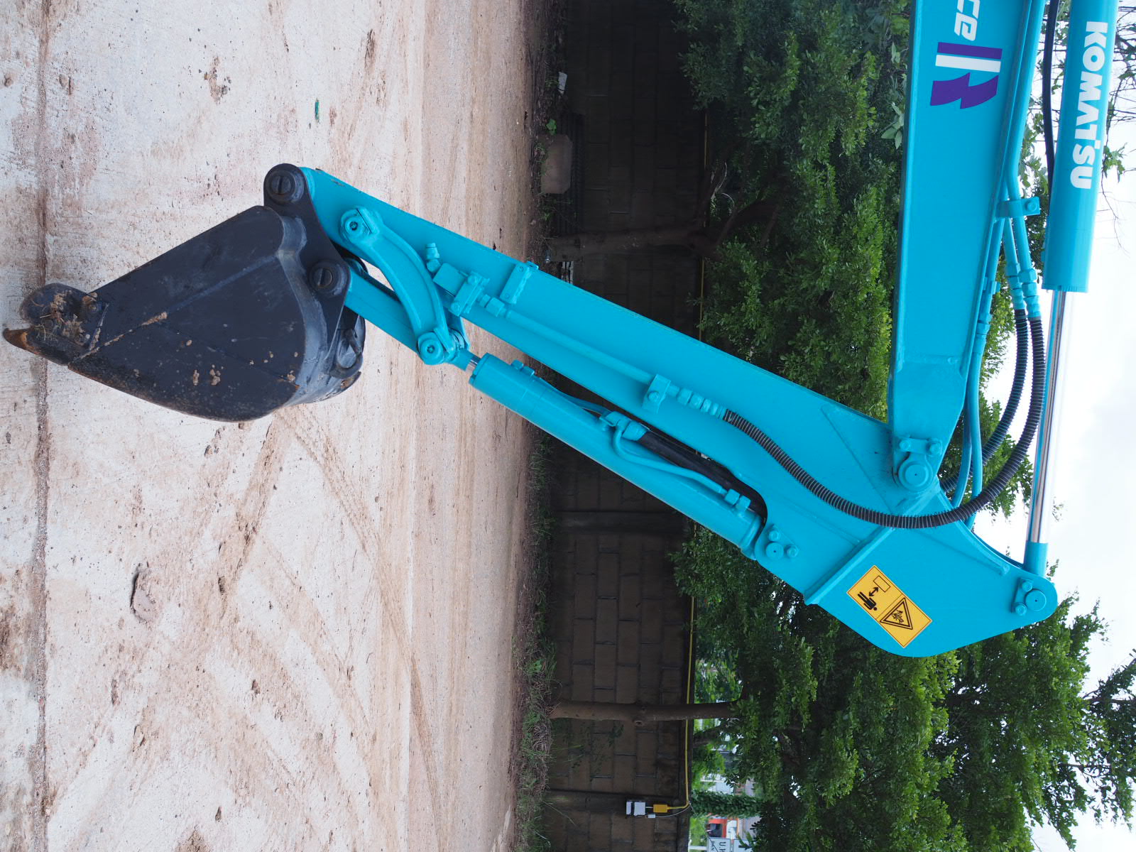 KOMATSU PC35R-8 ไลน์เจาะ แทรคใหม่ อินวอย