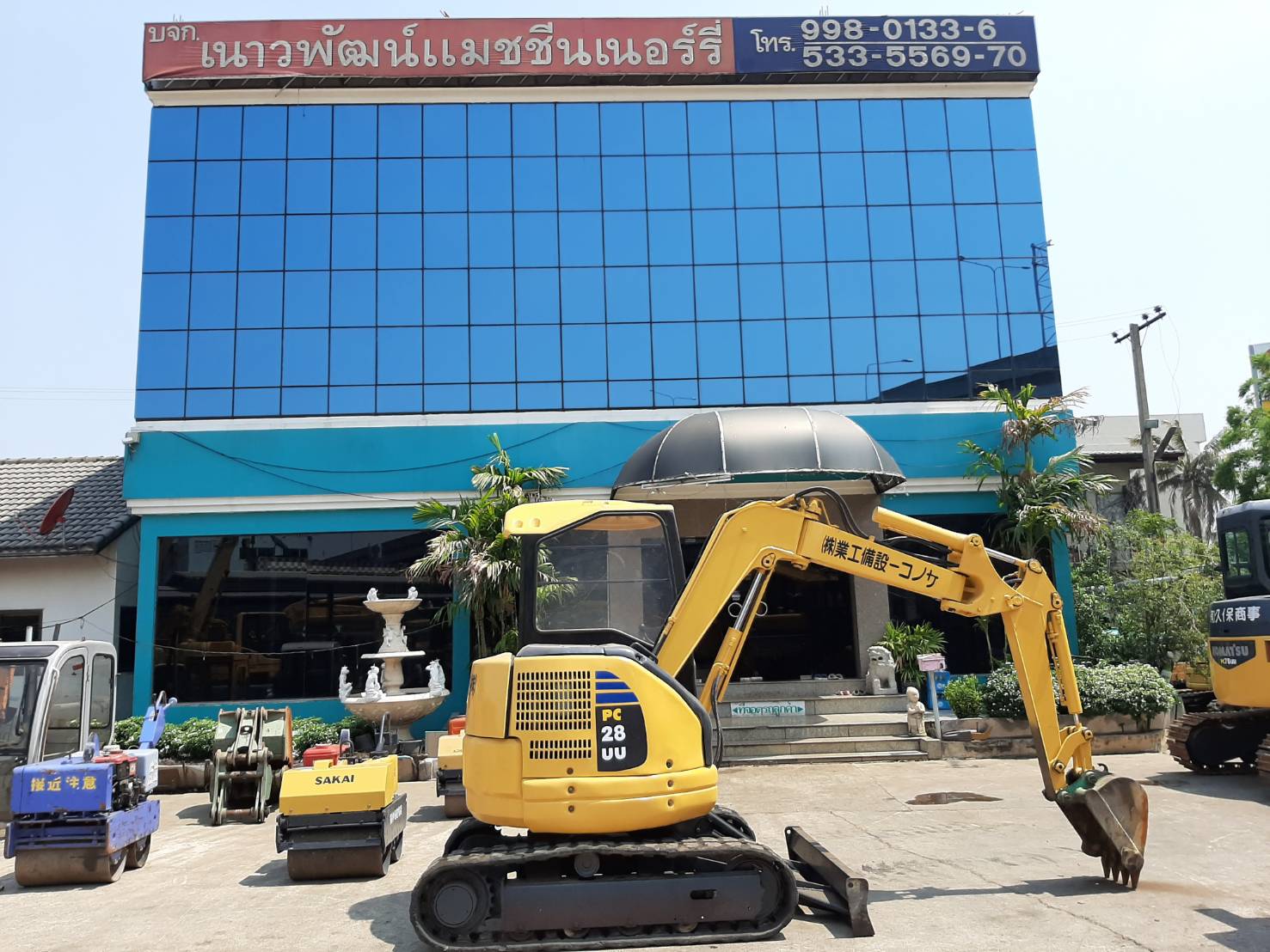 รถขุด KOMATSU PC28UU พร้อมใช้งาน สอบถามเพิ่มเติมที่คุณชัญญา 0658844400, www.nmc99.com