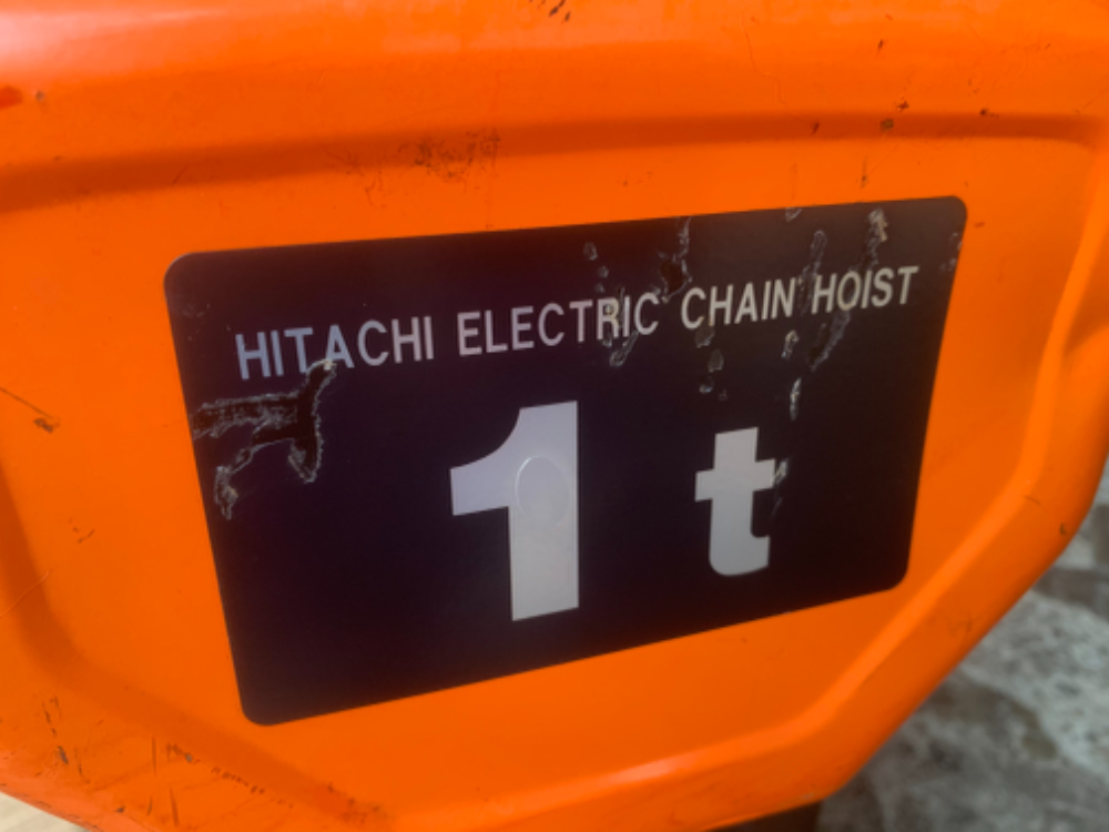 ขายรอกโซ่ไฟฟ้า Hitachi 1ton. 380V made in Japan สภาพสวยใหม่มาก แทบไม่ได้ใช้งานครับ อุปกรณ์ครบ พร้อมใช้งาน