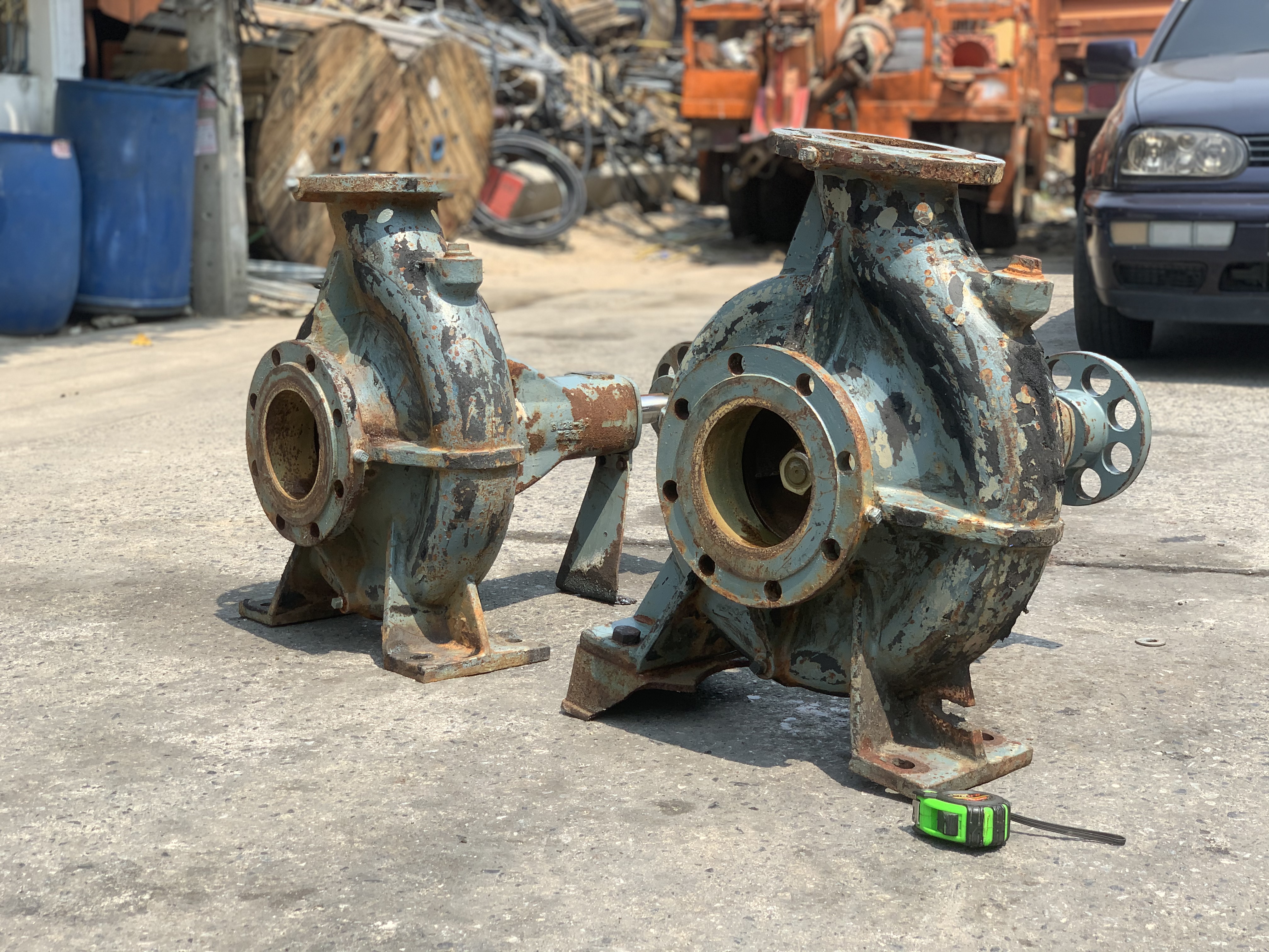 ขายชุดปั๊มน้ำหอยโข่ง Teral pump SJ4-150x125J530 ขนาดเข้า 6นิ้ว ออก 5นิ้ว made in Japan รุ่นเน้นปริมาณน้ำ สภาพสวย หมุนนิ่ม พร้อมใช้งาน  2ตัวครับ