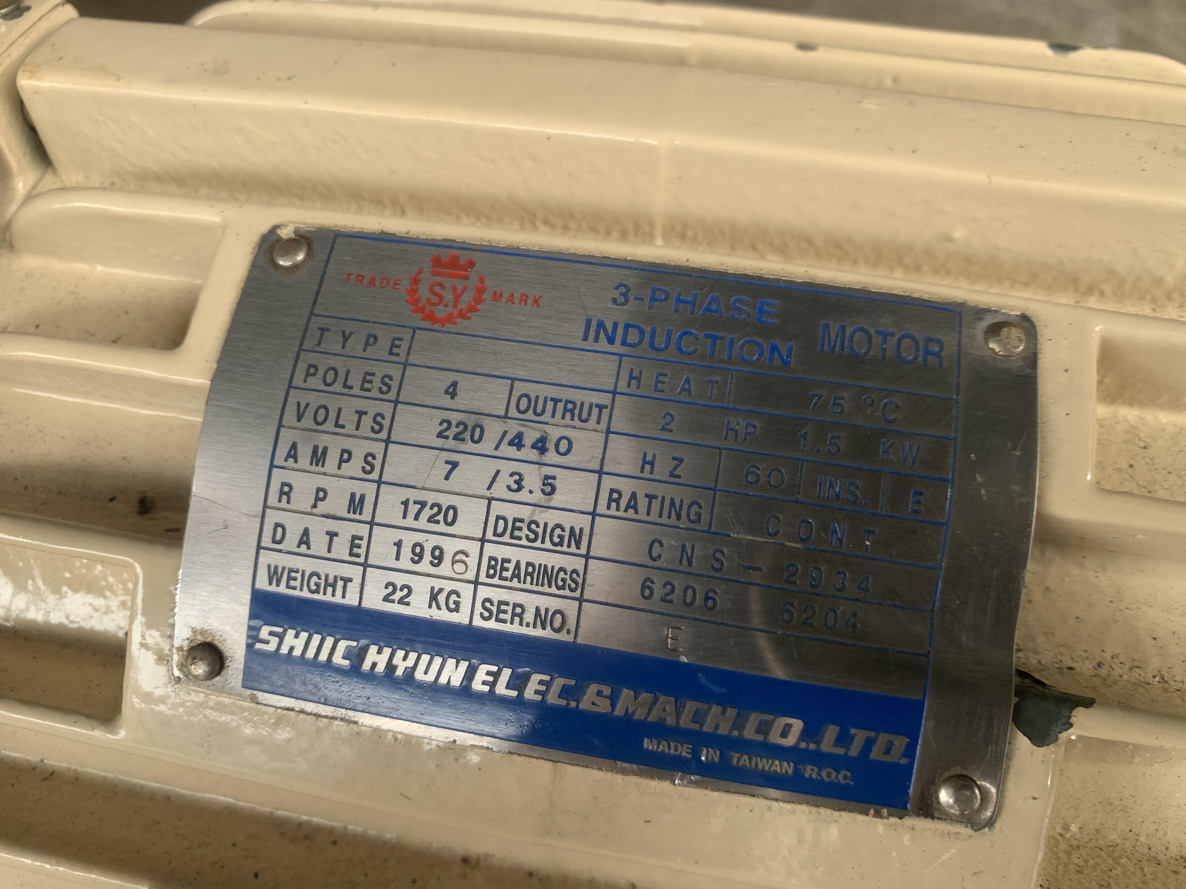 ขายชุดมอเตอร์ปั๊มไฮโดรลิค Anson Hydraulics ขนาด 2Hp. 220/380V made in Taiwan สภาพสวยใหม่มาก ใช้เทสงานไม่กี่ชั่วโมง พร้อมใช้งาน  ราคา 5,000 บาท