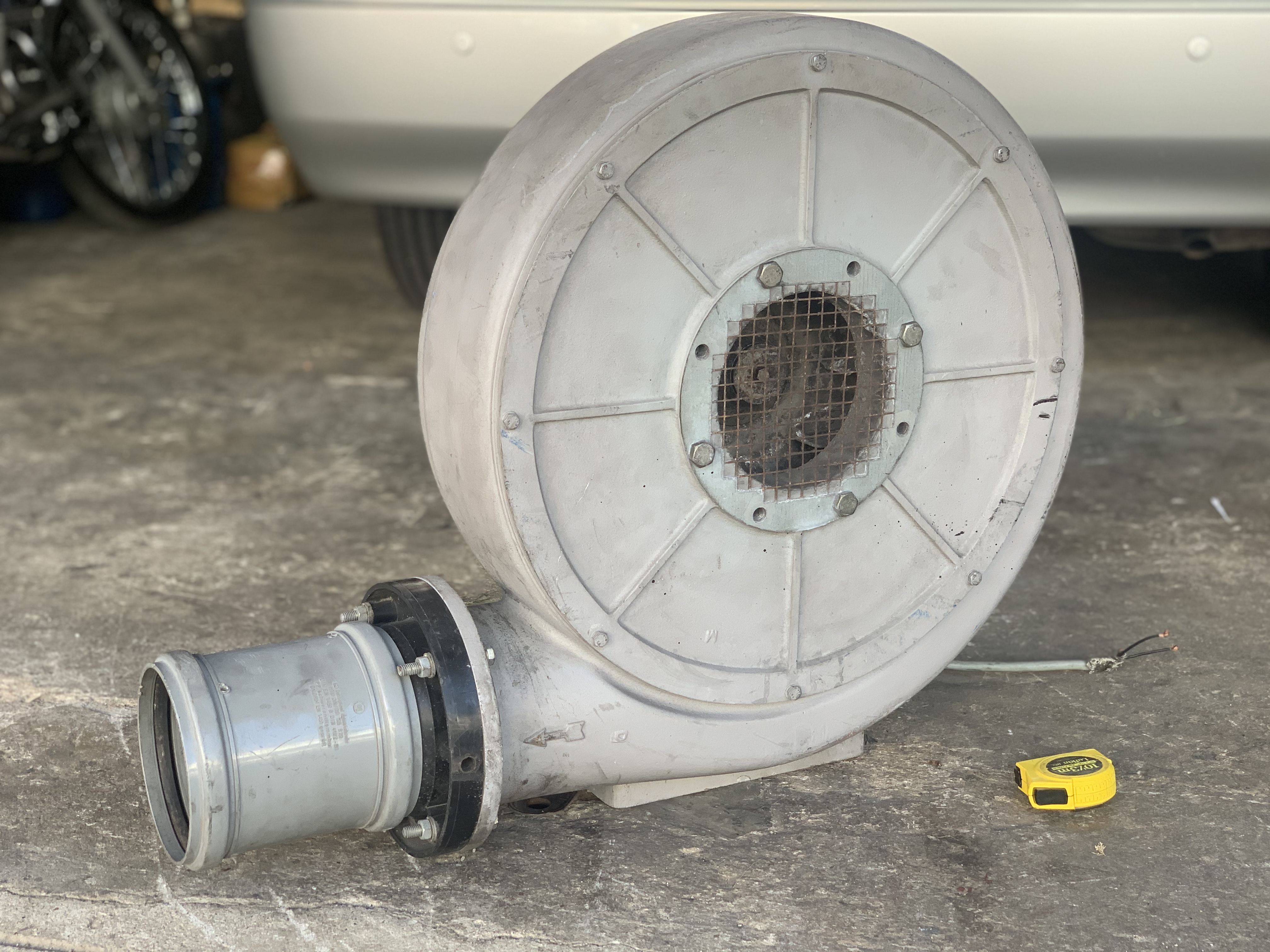 ขายโบลเวอร์ดูด-เป่าอากาศ Turbo fan Ventur 1.5HP. 220/380V made in Sweden ขนาดท่อ 5นิ้ว สภาพสวยใหม่มาก หมุนนิ่ม ให้ลมแรง