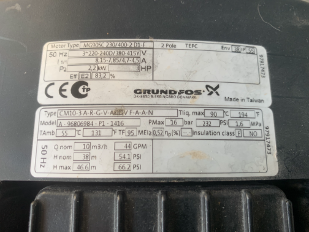 ขายปั๊มน้ำมัลติสเตจใบพัดสแตนเลส Grundfos 3HP. 220/380V สภาพสวยใหม่มาก ขนาดเข้า 1.5นิ้ว ออก 1.5นิ้ว หมุนนิ่ม พร้อมใช้งาน ขายปั๊มน้ำมัลติสเตจใบพัดสแตนเลส Grundfos 3HP. 220/380V สภาพสวยใหม่มาก ขนาดเข้า 1.5นิ้ว ออก 1.5นิ้ว หมุนนิ่ม พร้อมใช้งาน