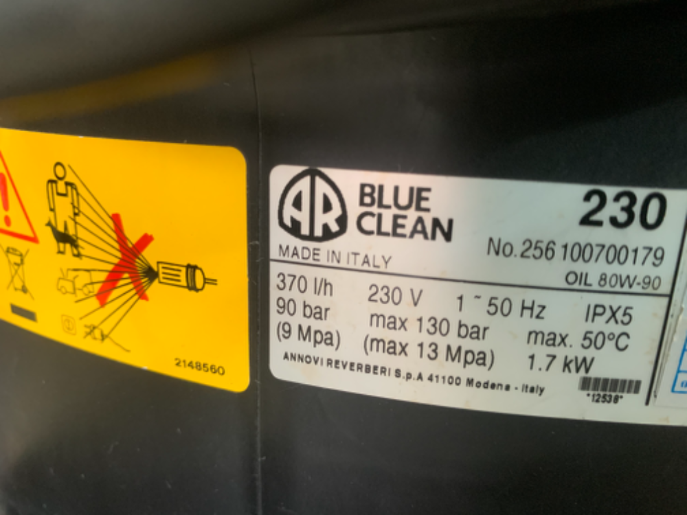 *** ของใหม่เก่าเก็บ*** เครื่องฉีดน้ำแรงดันสูง AR Annovi Reverberi ขนาด 4.1HP. และ 2.2HP. 220V ไฟบ้าน *** ของใหม่เก่าเก็บ*** เครื่องฉีดน้ำแรงดันสูง AR Annovi Reverberi ขนาด 4.1HP. และ 2.2HP. 220V ไฟบ้าน