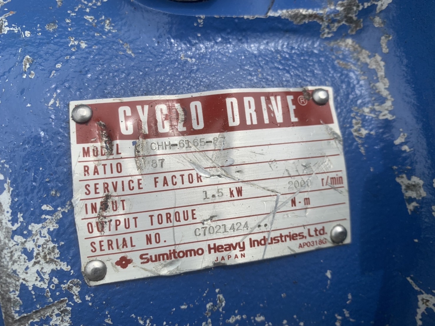 ขายหัวเกียร์ทดรอบ Cycro drive Sumitomo ทด 1:87 เพลาออก 60mm. made in Japan สภาพสวย หมุ่นนิ่ม แรงบิดเยอะ พร้อมใช้งาน ขายหัวเกียร์ทดรอบ Cycro drive Sumitomo ทด 1:87 เพลาออก 60mm. made in Japan สภาพสวย หมุ่นนิ่ม แรงบิดเยอะ พร้อมใช้งาน