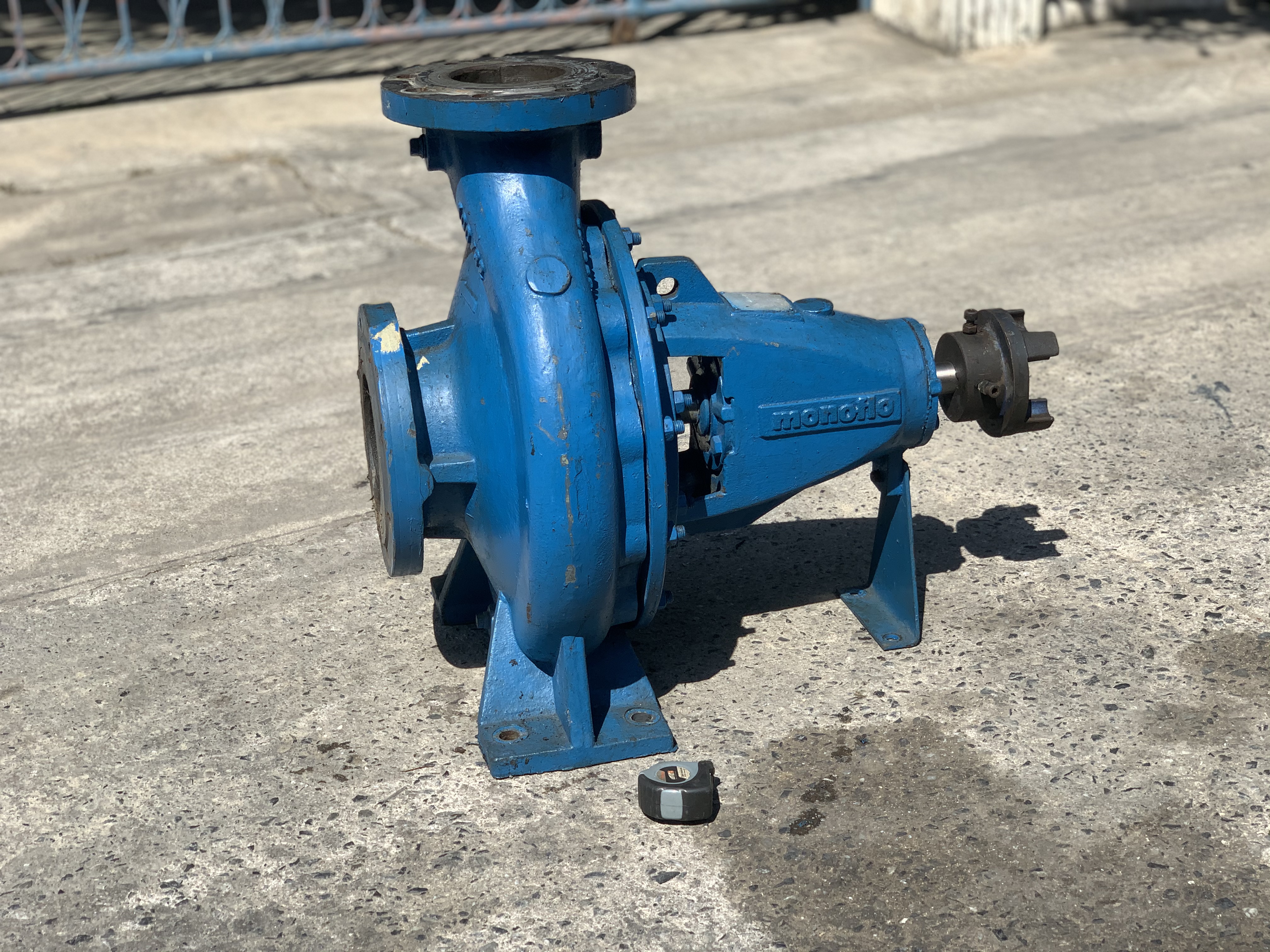 ขายหัวปั๊มน้ำหอยโข่ง Monoflo Pump ขนาดเข้า 5นิ้ว ออก 4นิ้ว ใบพัดทองเหลือง สภาพสวยใหม่มาก หมุนนิ่ม พร้อมใช้งาน ราคา 17,500 บาท