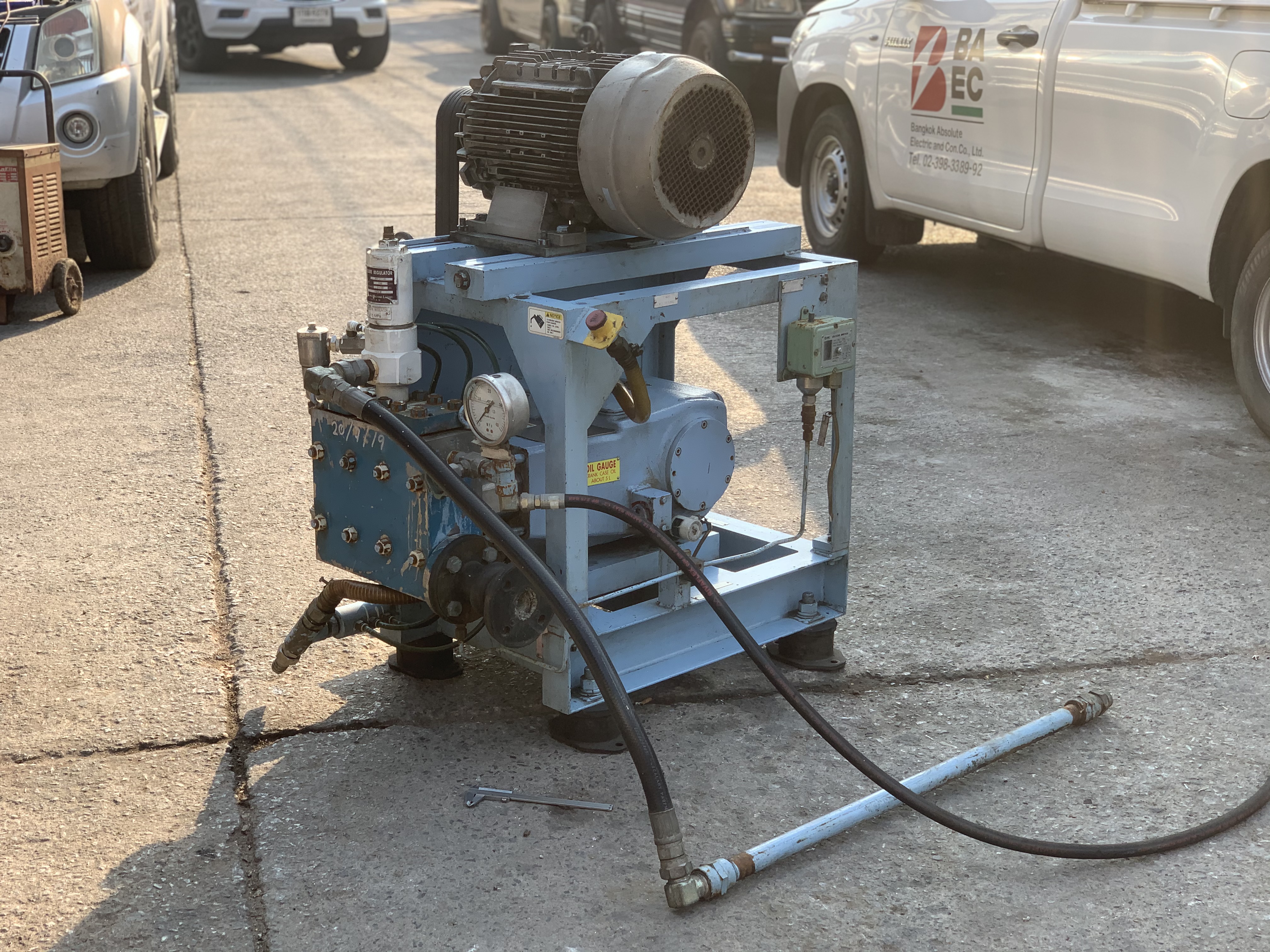 ขายชุดปั๊มฉีดน้ำแรงดันสูง Jet Pump Sugino Pump 10HP. 220/380V เก่าญี่ปุ่น made in Japan สภาพสวยเดิมๆ อุปกรณ์ครบ พร้อมใช้งาน