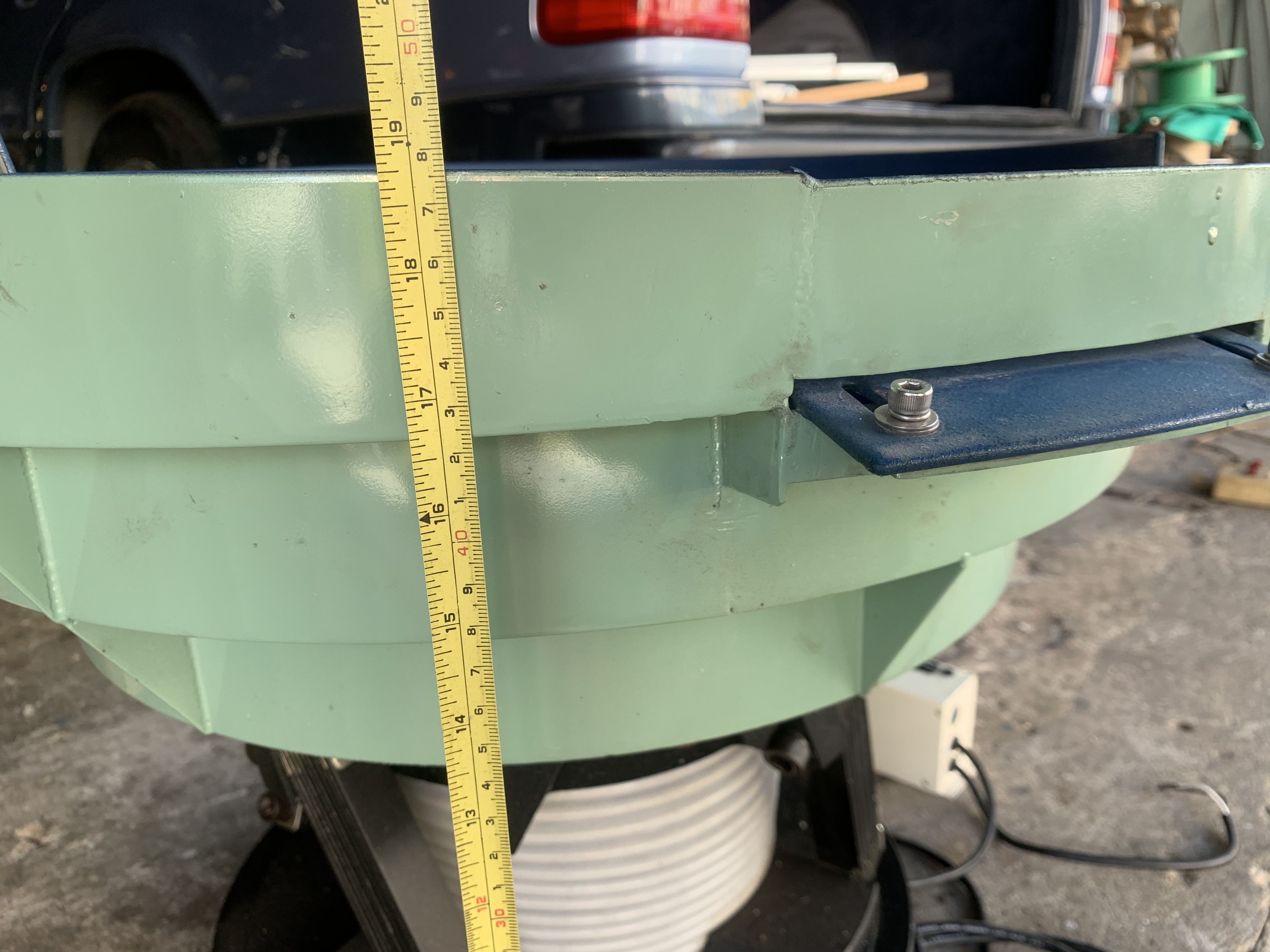 ขายถังสั่นลำเลียง Vibratory Bowl feeder ขนาด 60Cm. 220V ไฟบ้าน พร้อมชุดปรับความแรง สภาพสวยใหม่มาก พร้อมใช้งาน ขายถังสั่นลำเลียง Vibratory Bowl feeder ขนาด 60Cm. 220V ไฟบ้าน พร้อมชุดปรับความแรง สภาพสวยใหม่มาก พร้อมใช้งาน