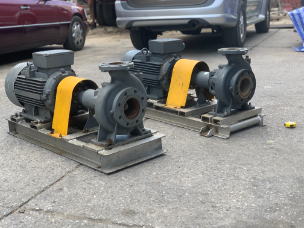 ขายชุดปั๊มน้ำหอยโข่งแรงดันสูง Kawamoto 25HP. 380V ใบพัดทองเหลือง ขนาดเข้า 4นิ้ว ออก 3นิ้ว สภาพสวยใหม่มาก หมุนนิ่ม พร้อมใช้งาน มี 2ชุดครับ ราคาชุดละ 29,500 บาท