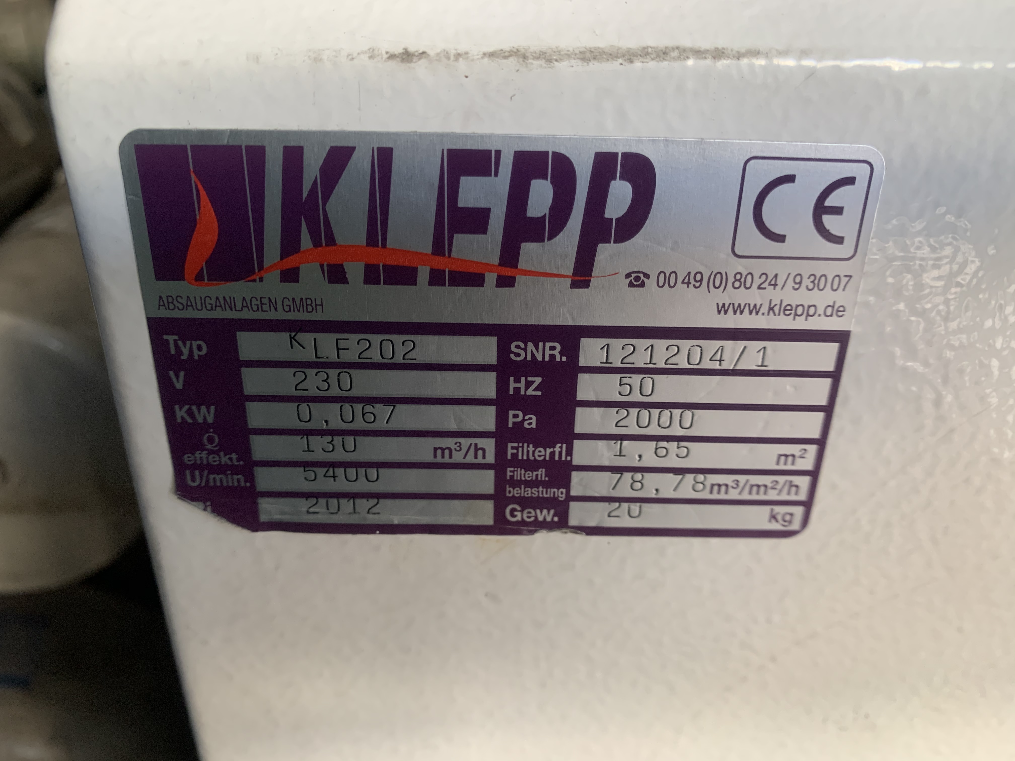 ขายตู้เครื่องกรองอากาศ ระบบฟีลเตอร์ 2ชั้น KLEPP KLF202 ระบบไฟ 220V ไฟบ้าน made in Germany ปรับระบบเเรงดูดได้ครับ ใช้ในงานกรองอากาศ ฝุ่นขนาดอนุภาคเล็กและสารจากแก๊สและงานเคมีต่างๆ สภาพสวย พร้อมใช้งาน