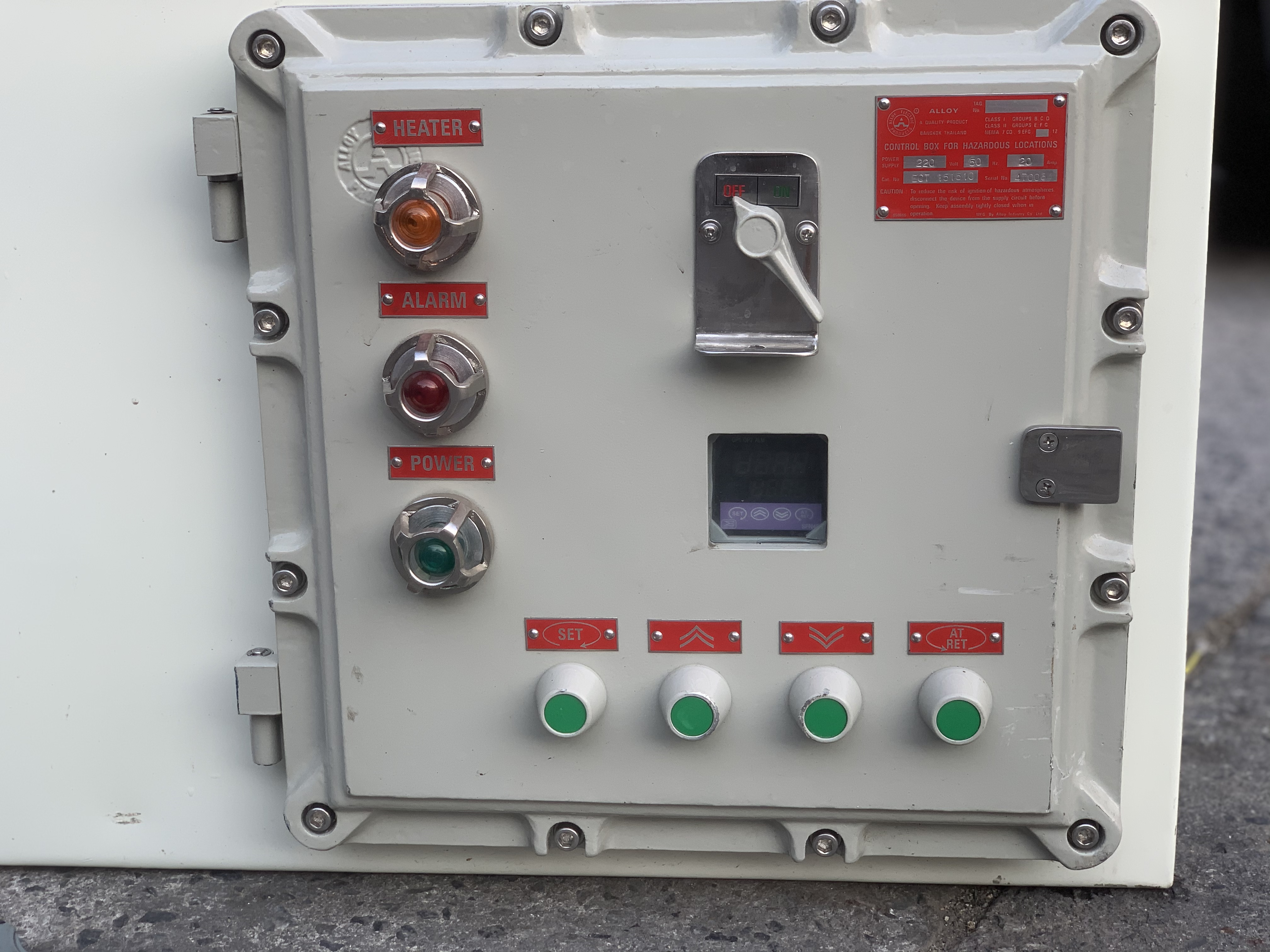 ขายชุดถังสแตนเลสทำความร้อน ปรับระดับความร้อนได้ถึง 520องศา