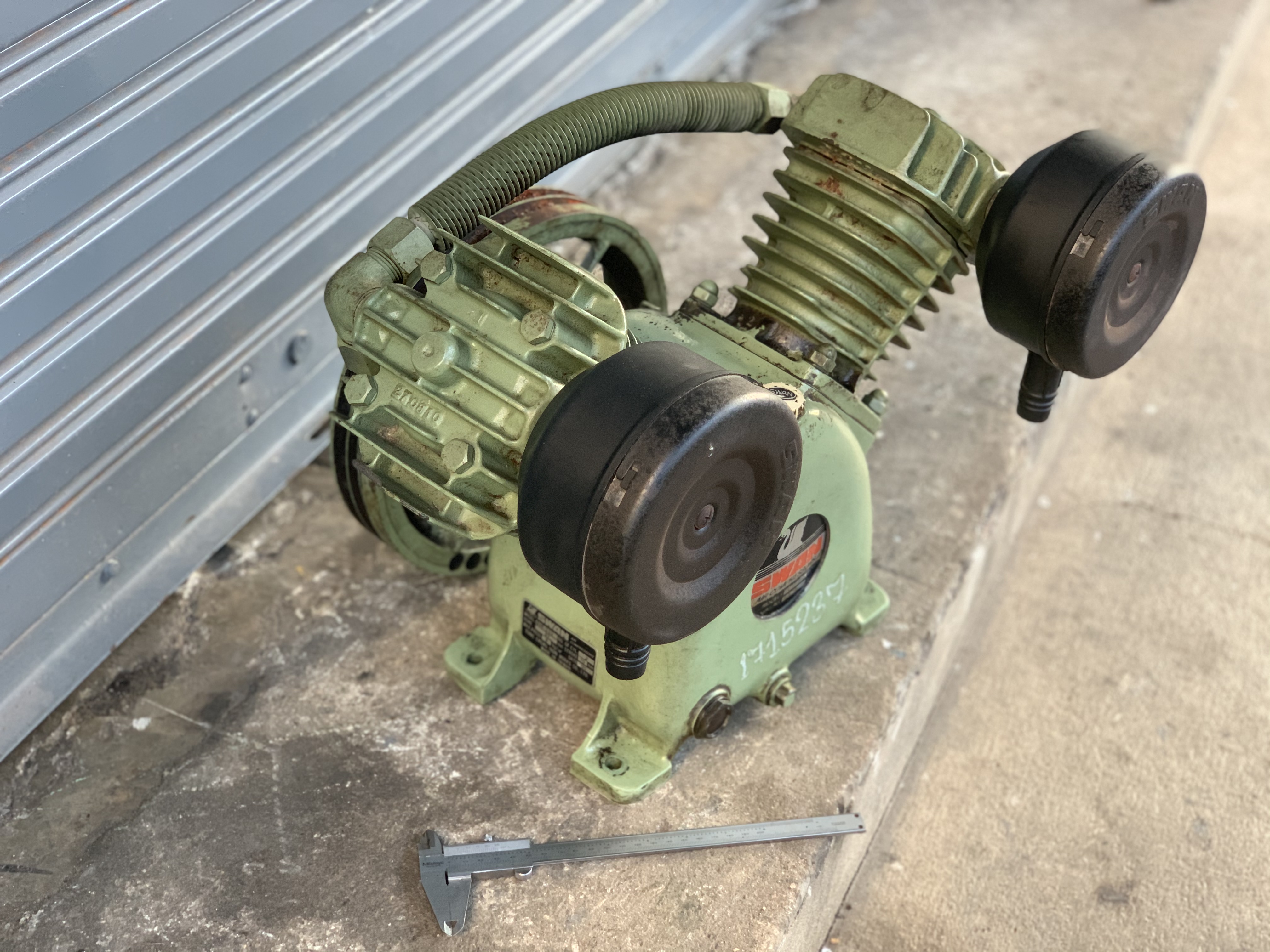 ขายหัวปั๊มลม Swan SVP-203 ใช้กับขนาด 3HP. สภาพสวย หมุนนิ่ม แรงอัดดี พร้อมใช้งาน ขายหัวปั๊มลม Swan SVP-203 ใช้กับขนาด 3HP. สภาพสวย หมุนนิ่ม แรงอัดดี พร้อมใช้งาน