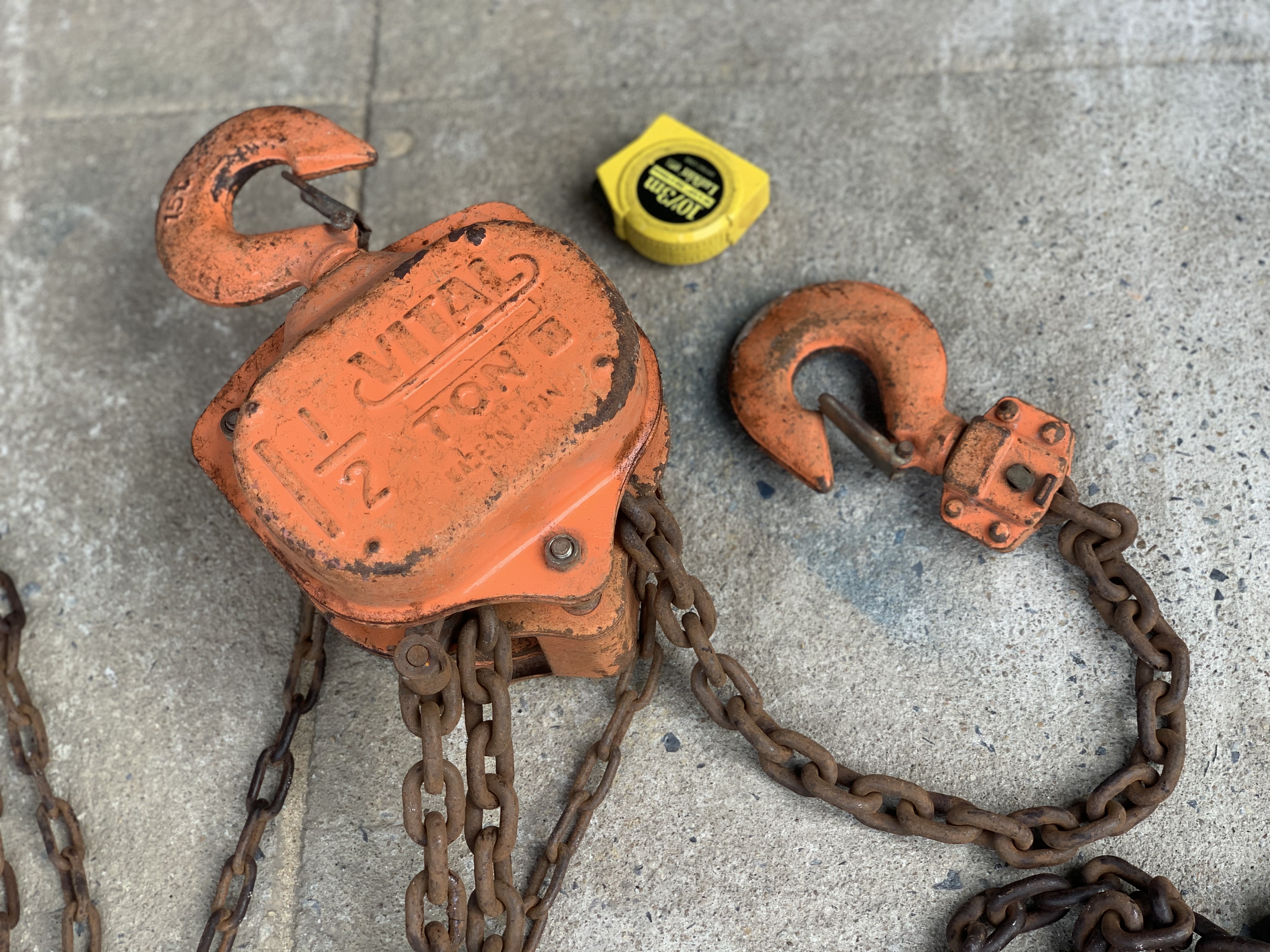 ขายรอกโซ่มือสาว Vital 1.5Ton made in Japan *** รุ่นโซ่ยาวพิเศษ 10เมตร*** สภาพสวยใหม่มาก