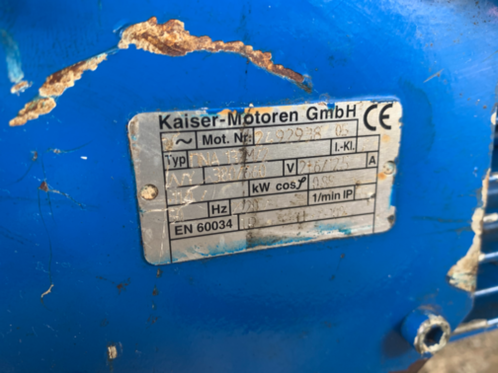 ขายชุดปั๊มน้ำหอยโข่งสแตนเลสแบบใบเปิด Hilge made in Germany ขนาดเข้า 2.5นิ้ว ออก 2.5นิ้ว ชุกหัวปั๊มและใบพัดเป็นชุดสแตนเลส 316L