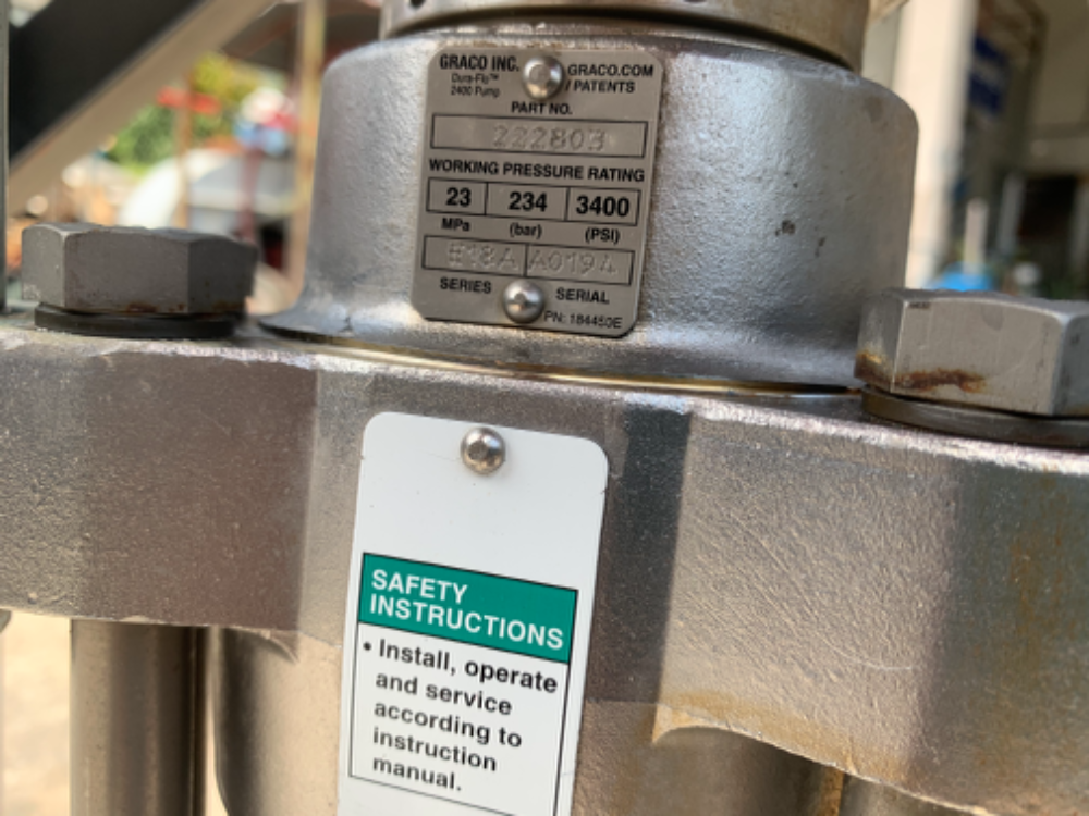 ขายชุดปั๊มลมพ่นสเปย์ Graco Dura-Flo NXT 3400 Air motor made in USA. รองรับงานหนักๆใช้งานต่อเนื่องได้ดี สภาพสวยอุปกรณ์ครบ ขายชุดปั๊มลมพ่นสเปย์ Graco Dura-Flo NXT 3400 Air motor made in USA. รองรับงานหนักๆใช้งานต่อเนื่องได้ดี สภาพสวยอุปกรณ์ครบ