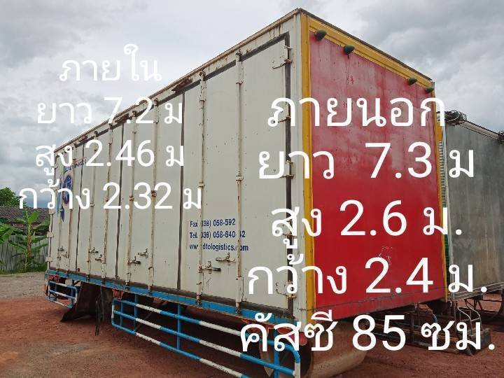ขายครับ ตู้แห้ง ยาว7.2ม สนใจ 081-4252943