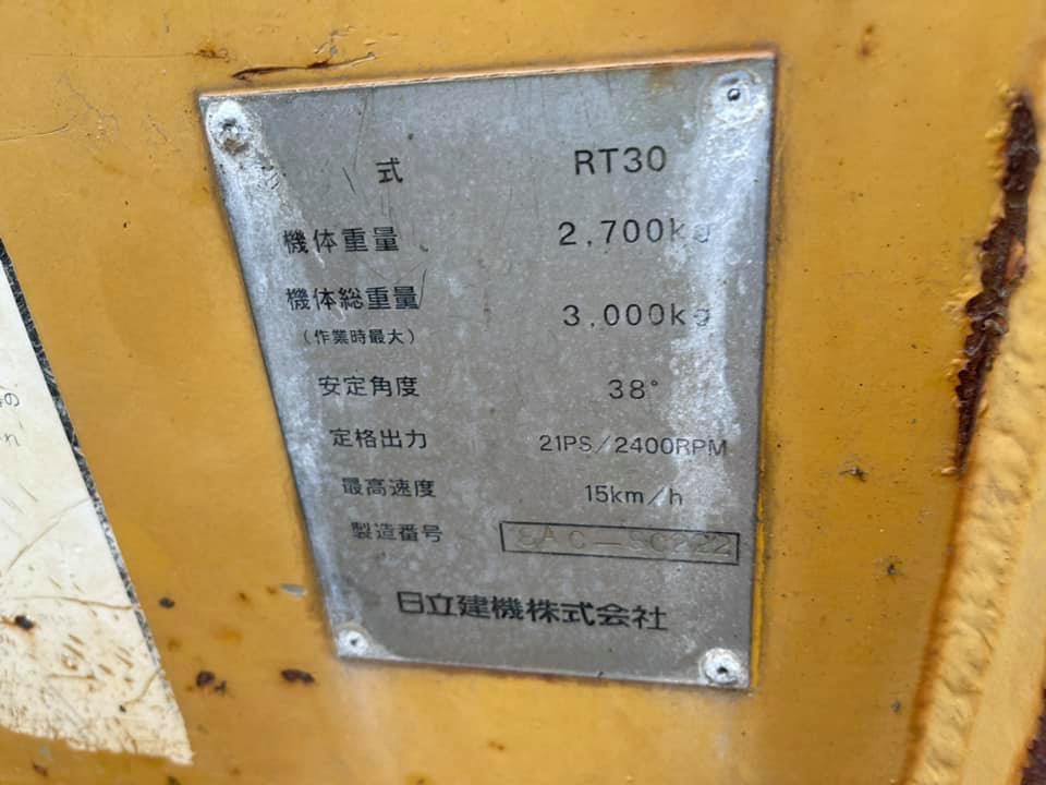 ขาย 245,000 บาท รถบด HITACHI DYNAPAC RT 30