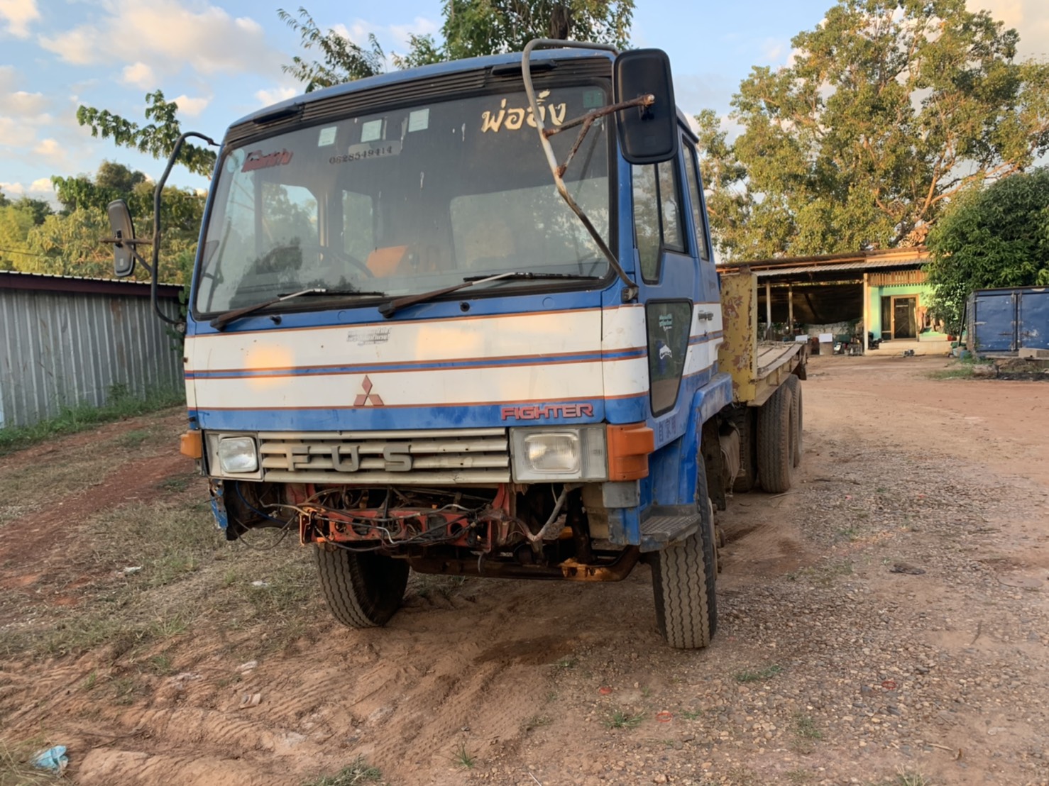 ขาย 325,000 บาท MITSU FUSO 160 แรง หน้ากากดำ 2 เพลา