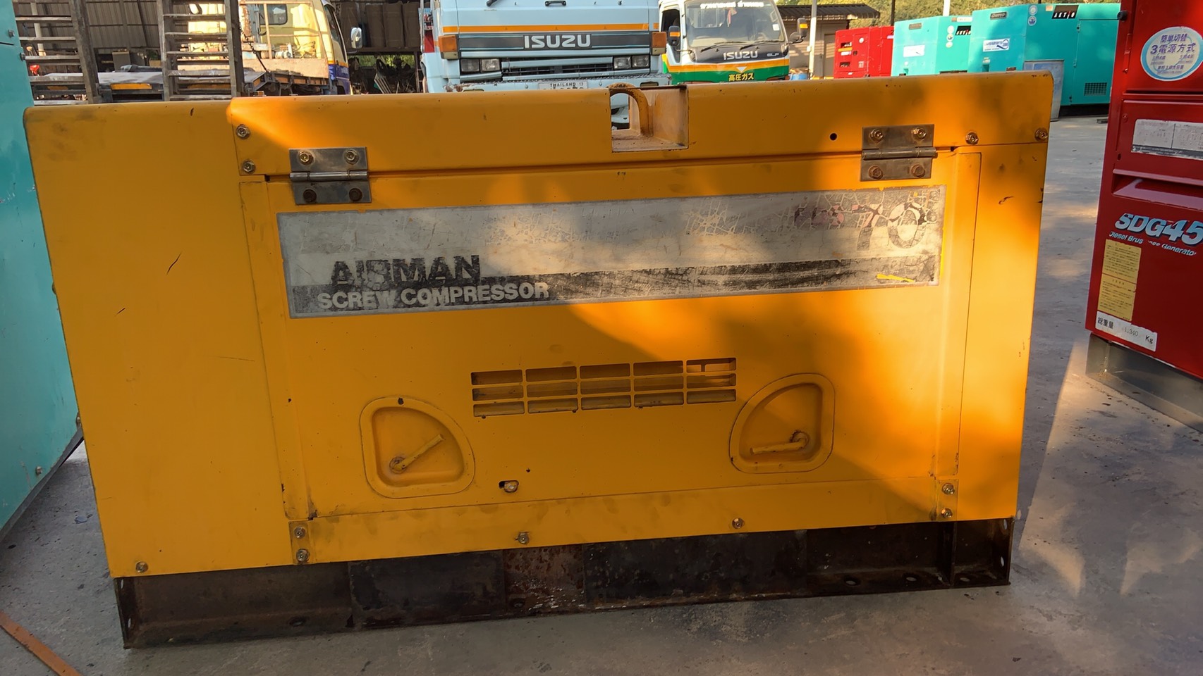 เครื่องปั้มลมมือสอง Airman PDS 70s เครื่องยันม่าร์