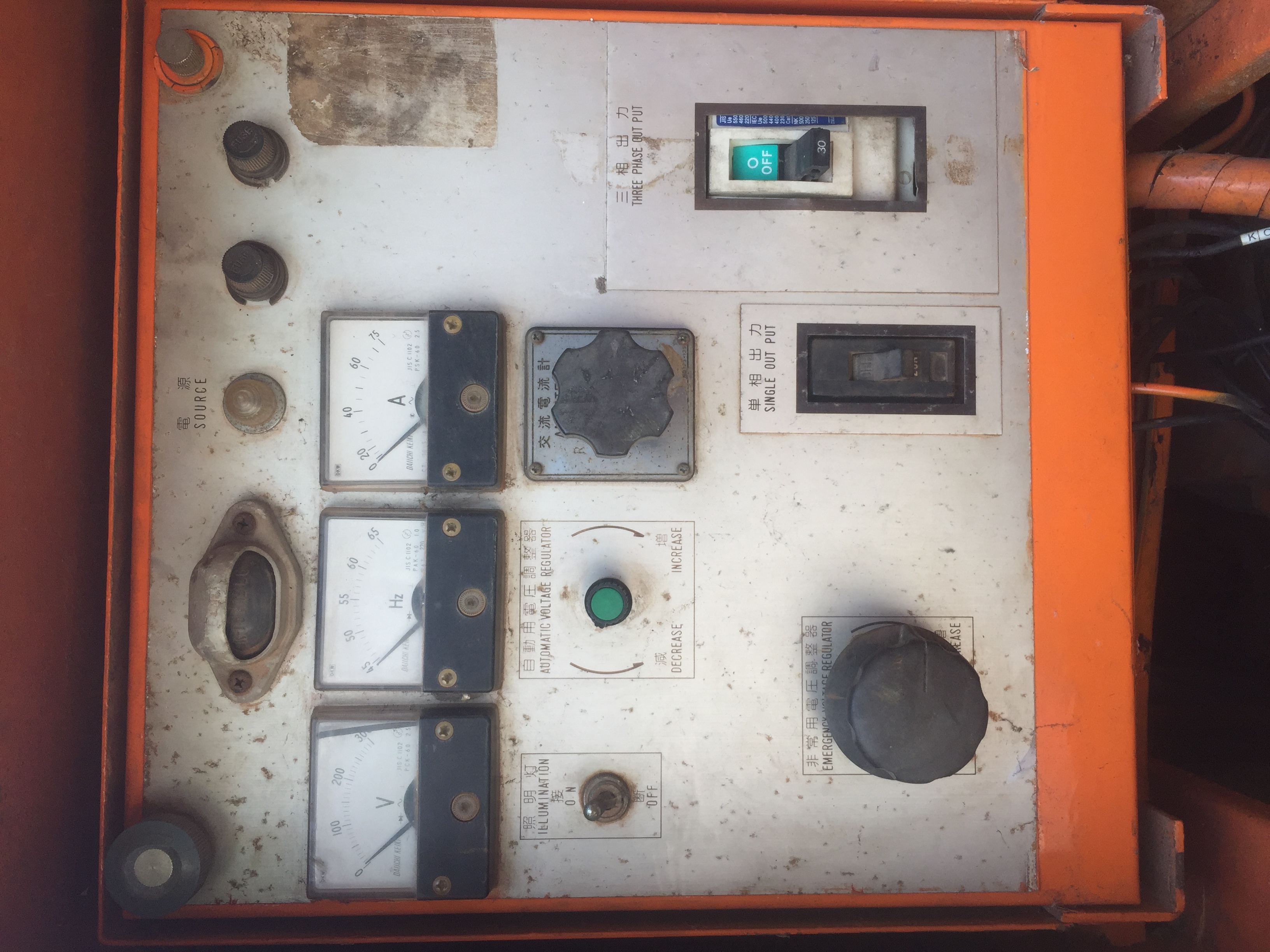 ขายด่วนเครื่องปั่นกระแสไฟฟ้า20KVA