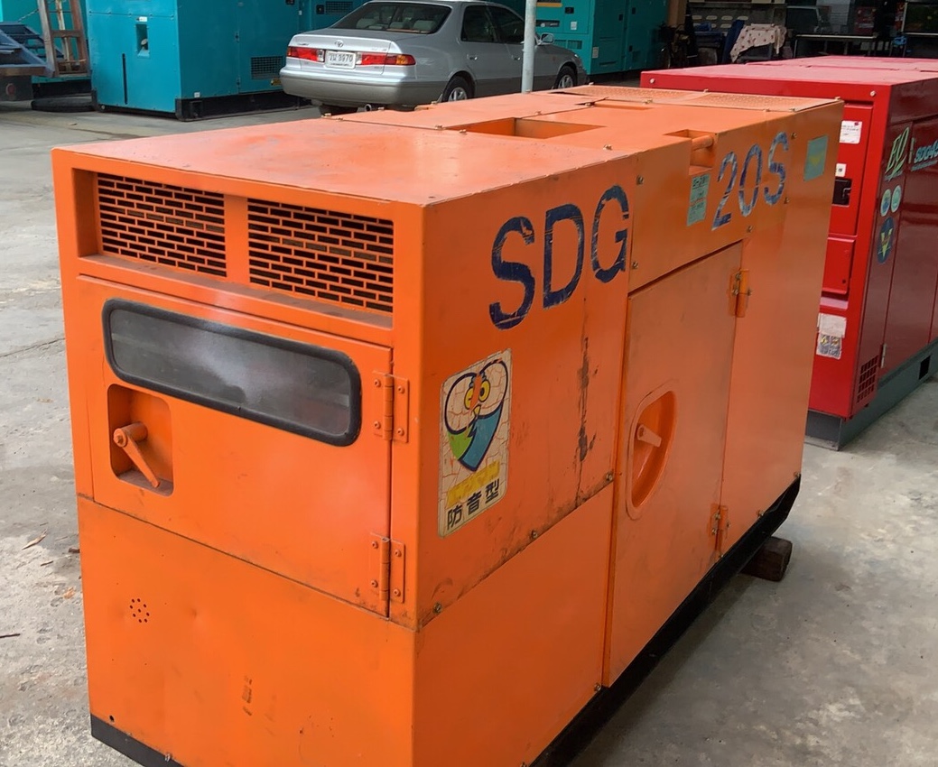 ขายด่วนเครื่องปั่นกระแสไฟฟ้า20KVA