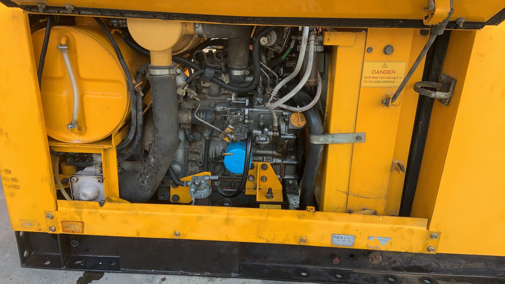 เครื่องปั้มลมมือสอง Airman PDS 70s เครื่องยันม่าร์