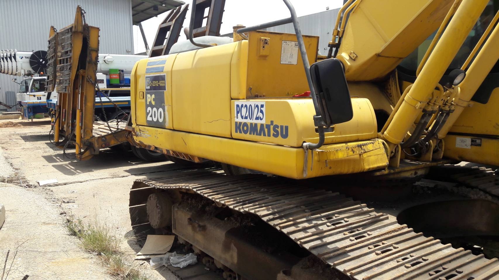 ขายด่วนKOMATSU PC200 ช่วงล่างเต็มระบบดีเอวแน่นสภาพสวย ปั้ม ดี แรง เร็ว เอวแน่น แห้งดี ช่วงล่างเต็ม เฟรมสวย