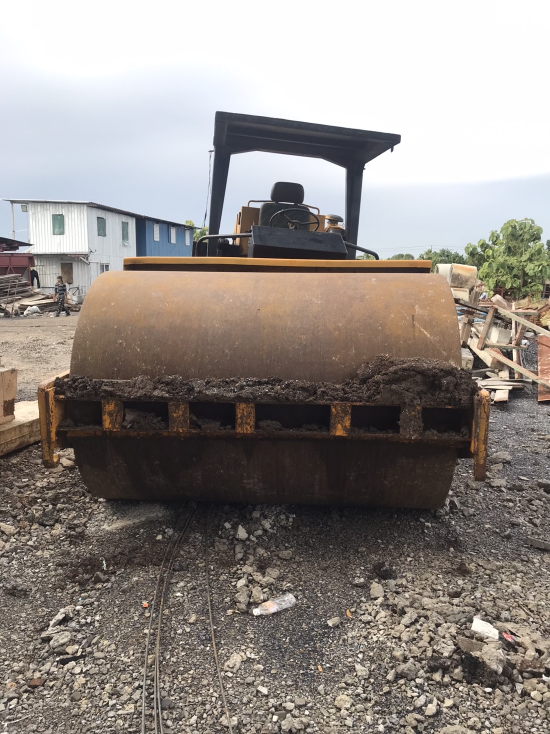 รถบบดไดนาแพ็ค 10 ตันเพลาเดียว ล้อพื้นเรียบ