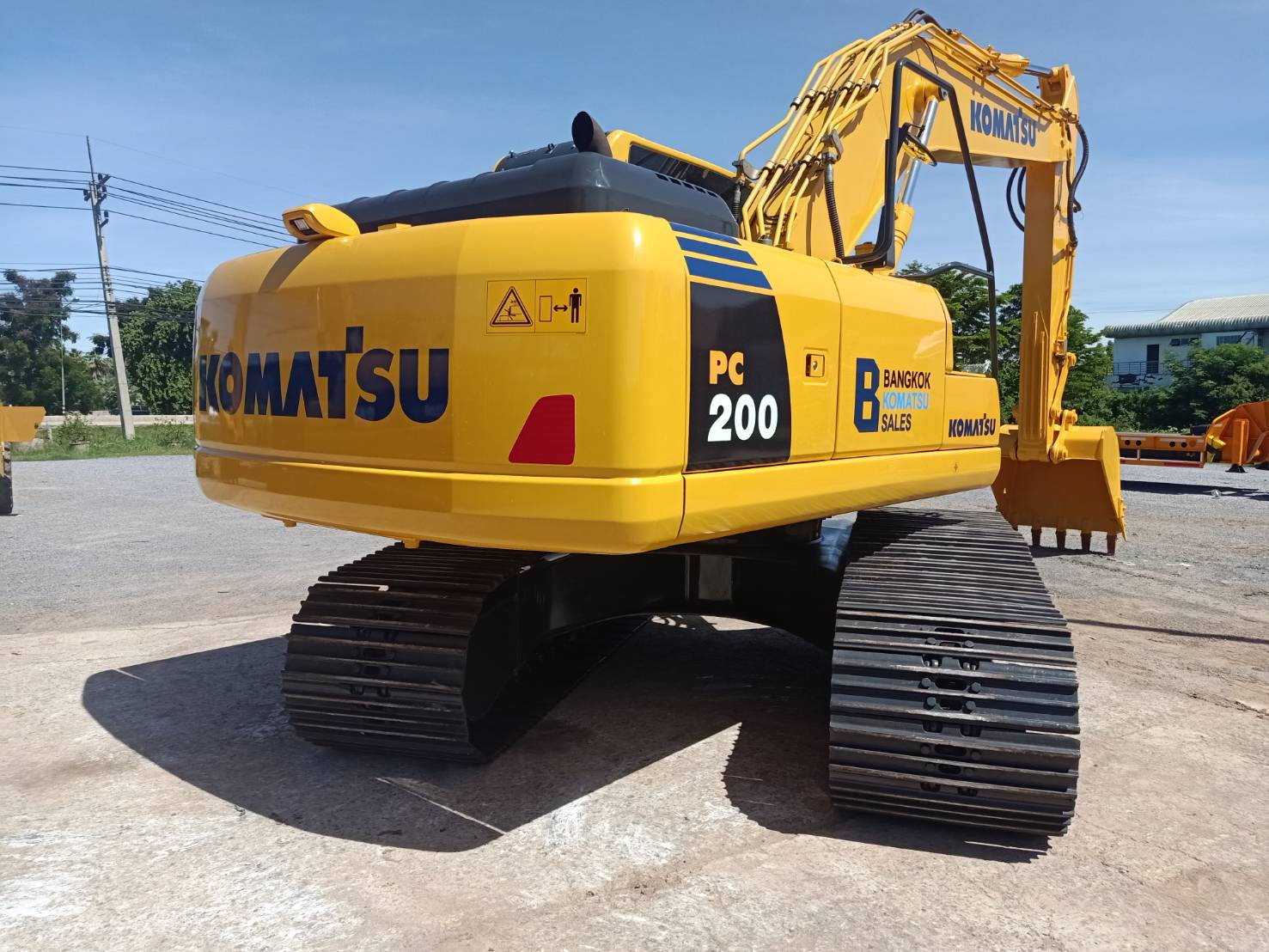 Komatsu pc200-8M0 มีลายหัวกระแทก เต็มทุกจุด หล่อมาก