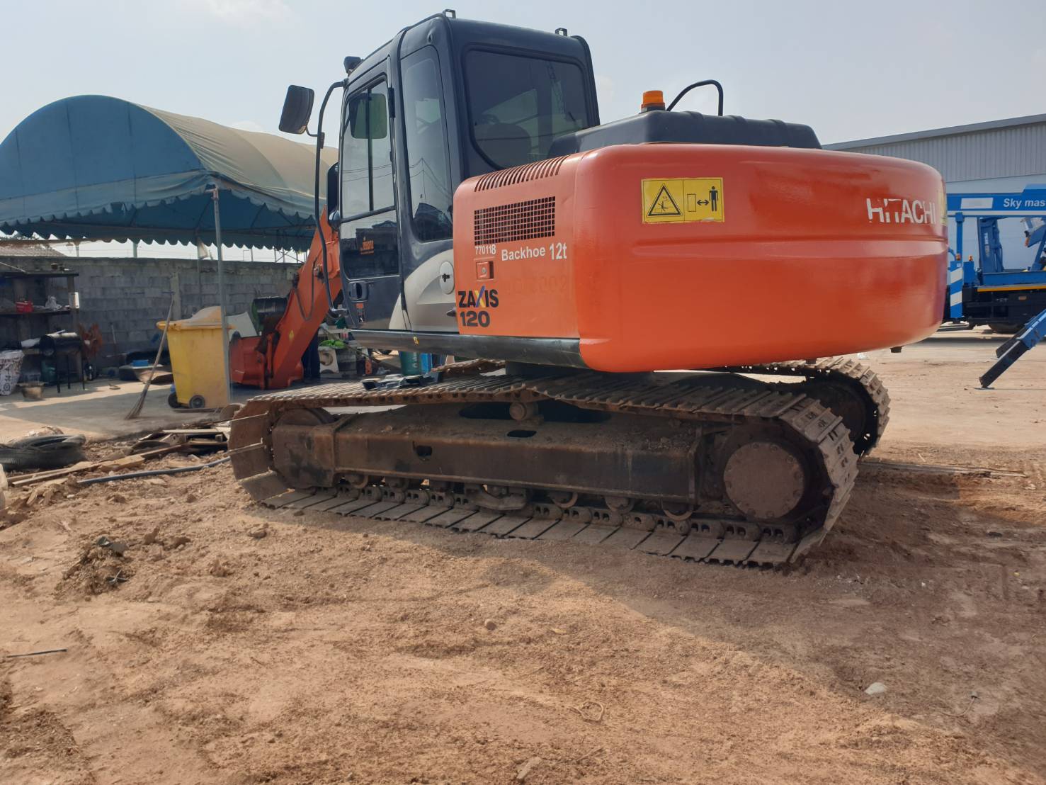 Hitachi Zx120-1  อาร์มพิเศษ รถยอดนิยม สวยเทพ