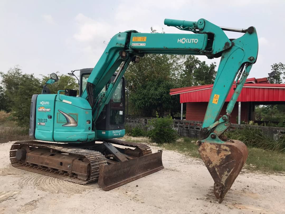 Kobelco sk75UR เก่านอก 5,000 ชั่วโมง