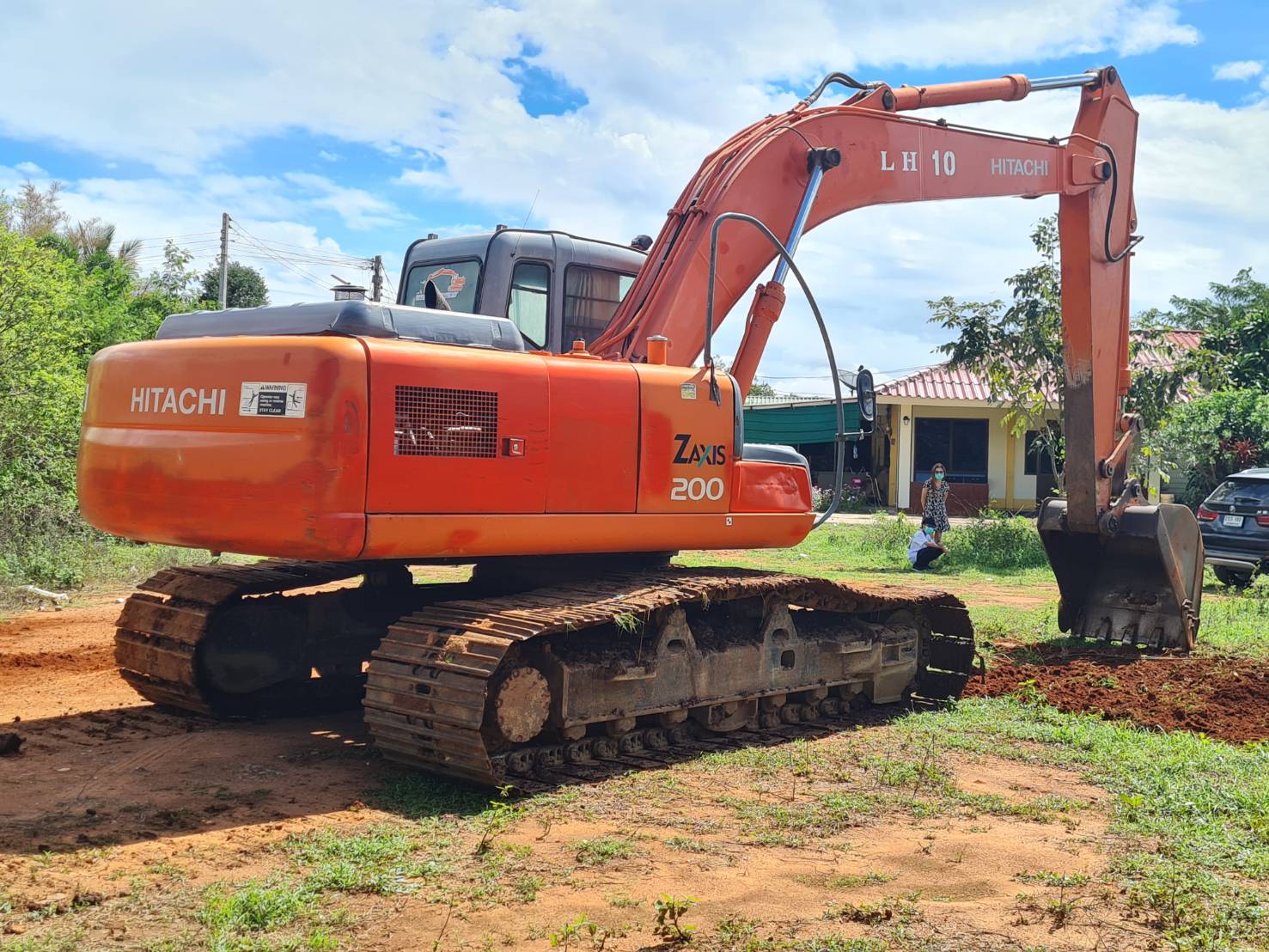 Hitachi Zx200-1 รถยอดนิยม สวยเทพ