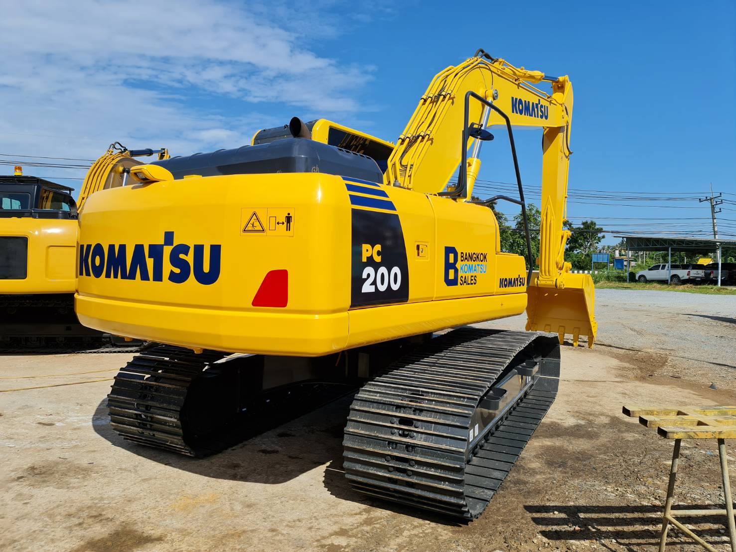 Komatsu pc200-8mo กล้องหลัง หล่อขั้นเทพ