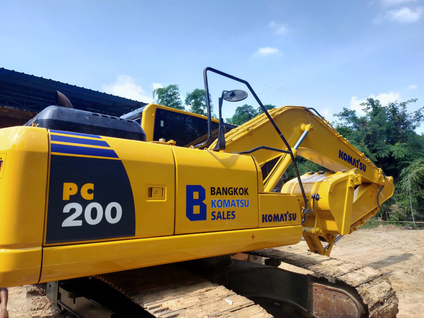 Komatsu pc200-8mo กล้องหลัง หล่อขั้นเทพ