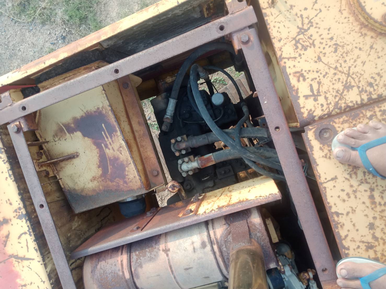 Komatsu pc200-5 คอนโทรลสั้น