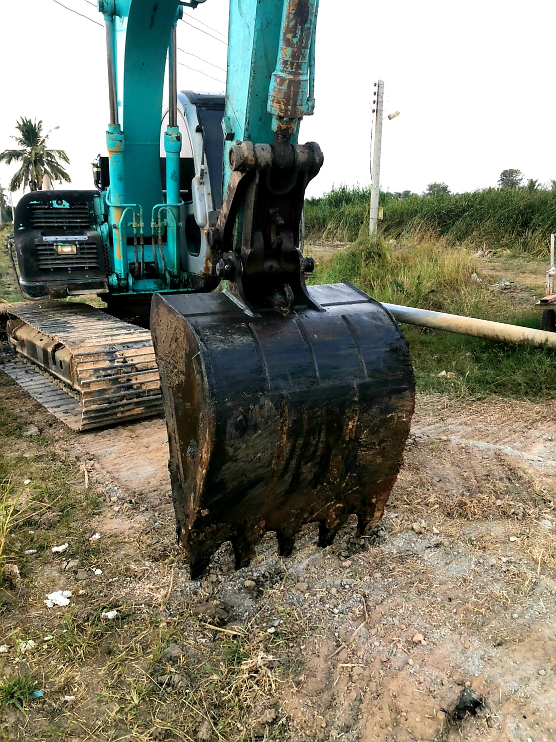 Kobelco sk120-5mark5 supper เก่านอก