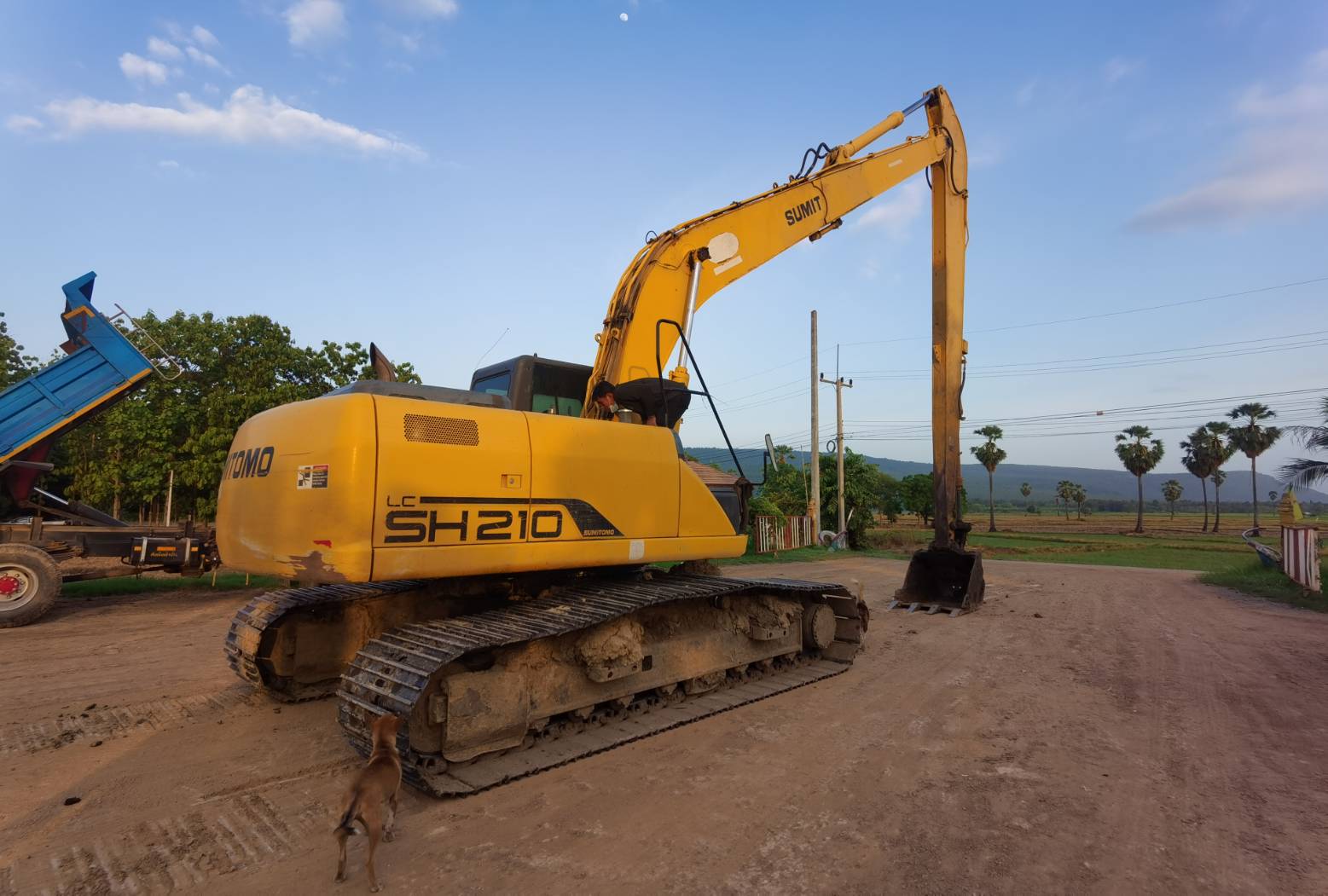 Sumitomo SH210 F5 บูมยาว16เมตร หล่อขั้นเทพ