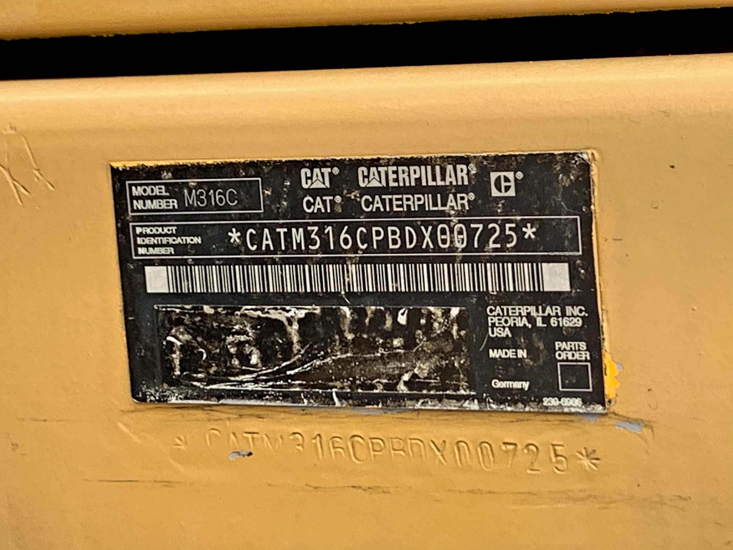 CAT M316C เก่านอก เยอรมันแท้ หล่อมาก